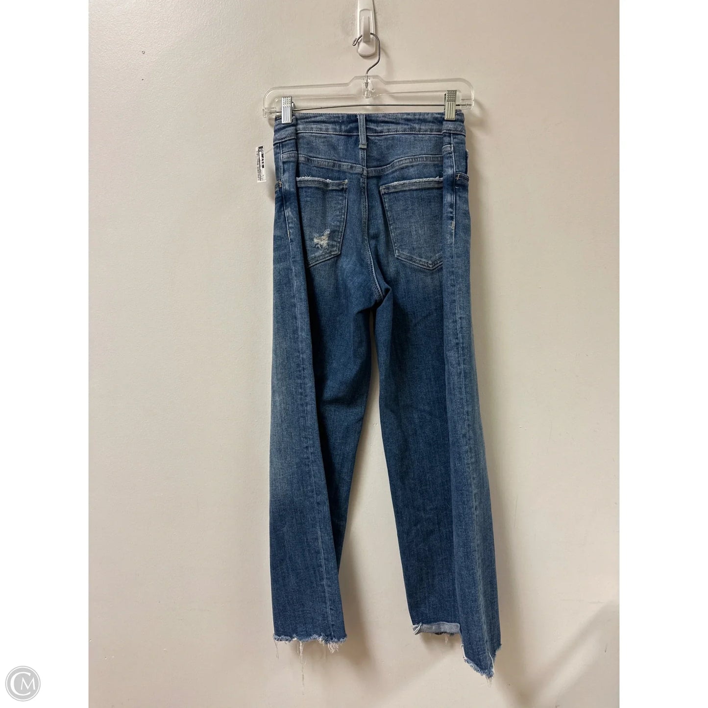Jeans Wide Leg By Vervet In Blue Denim, Size: 6