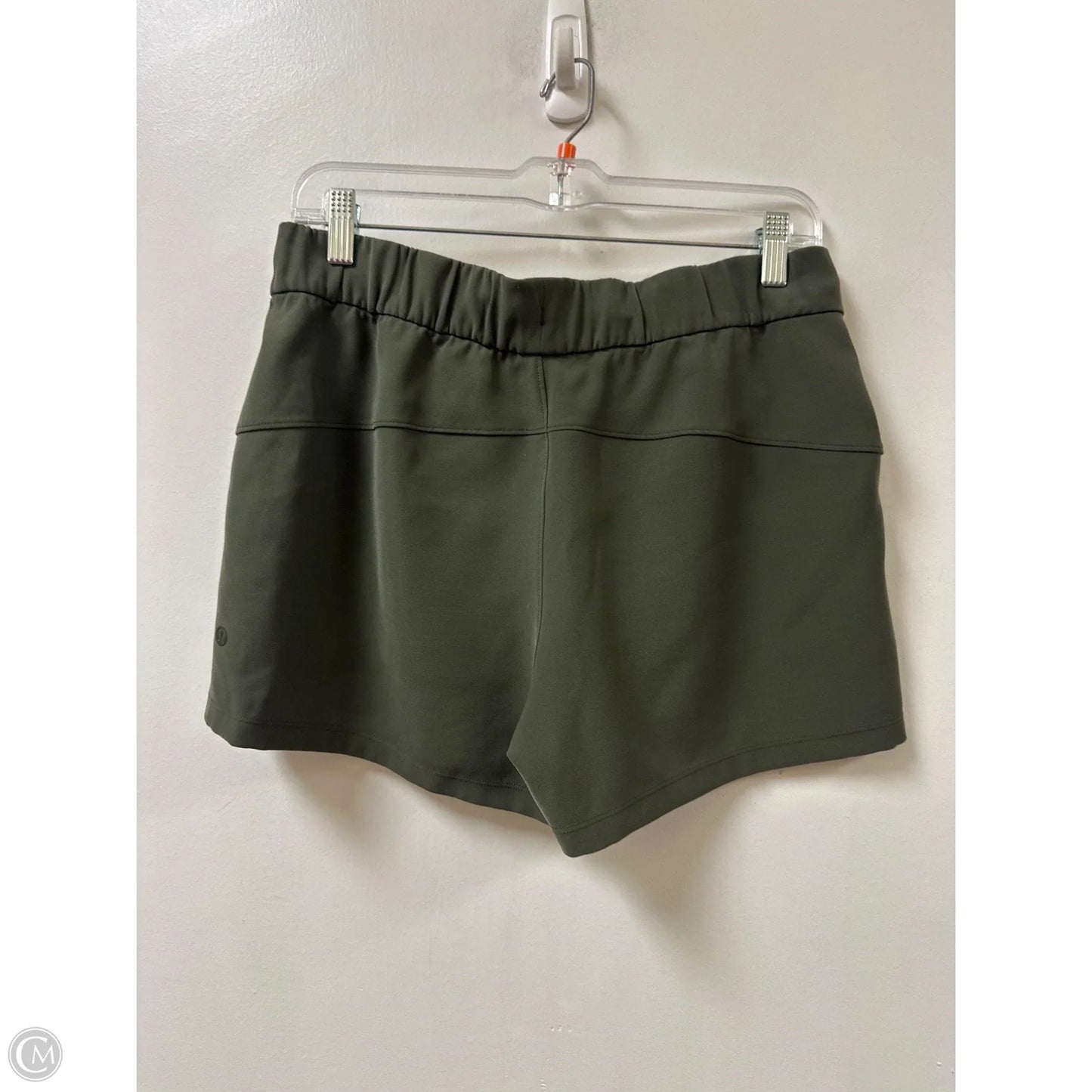 Athletic Shorts By Lululemon In Green, Size: 8