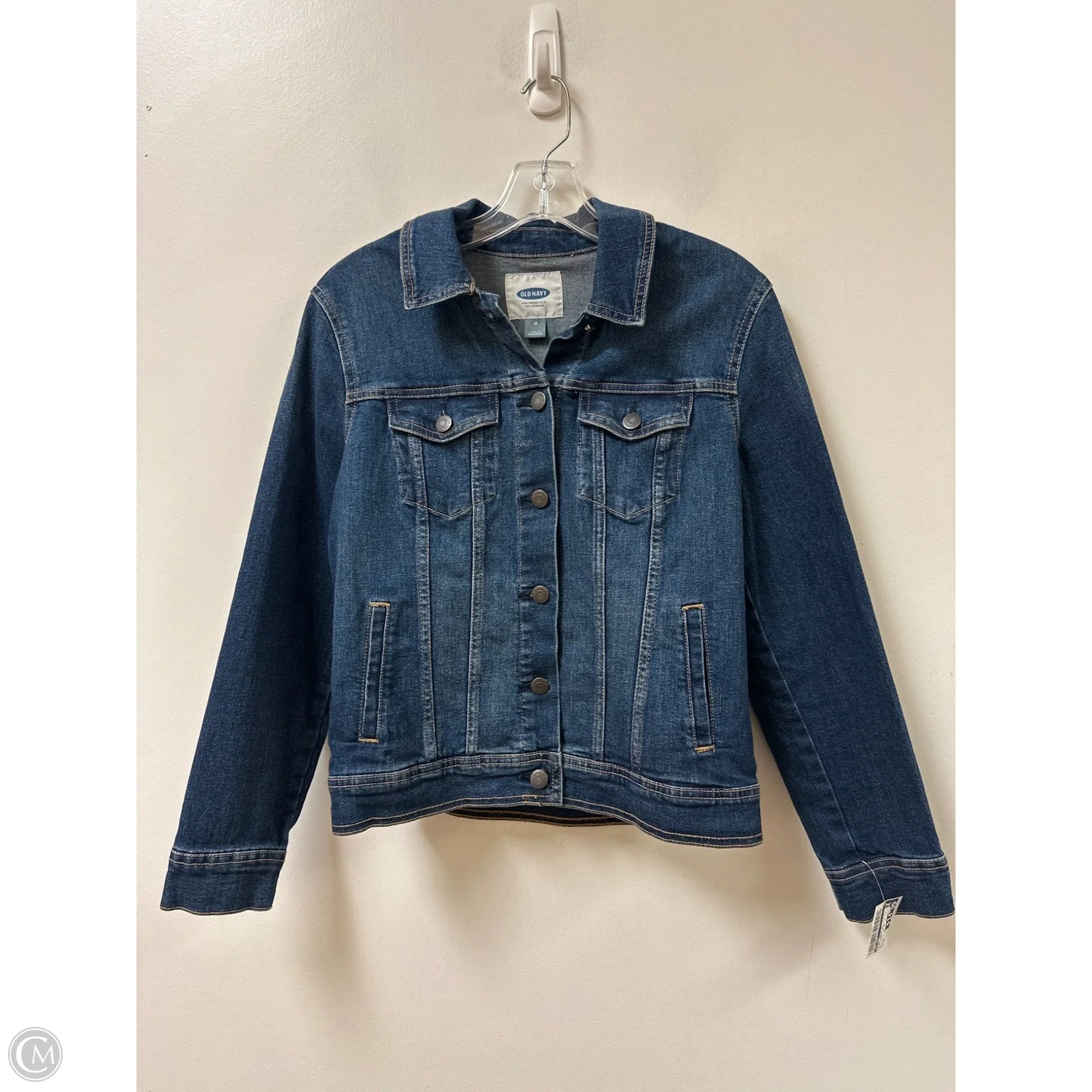 Jacket Denim By Old Navy In Blue Denim, Size: M