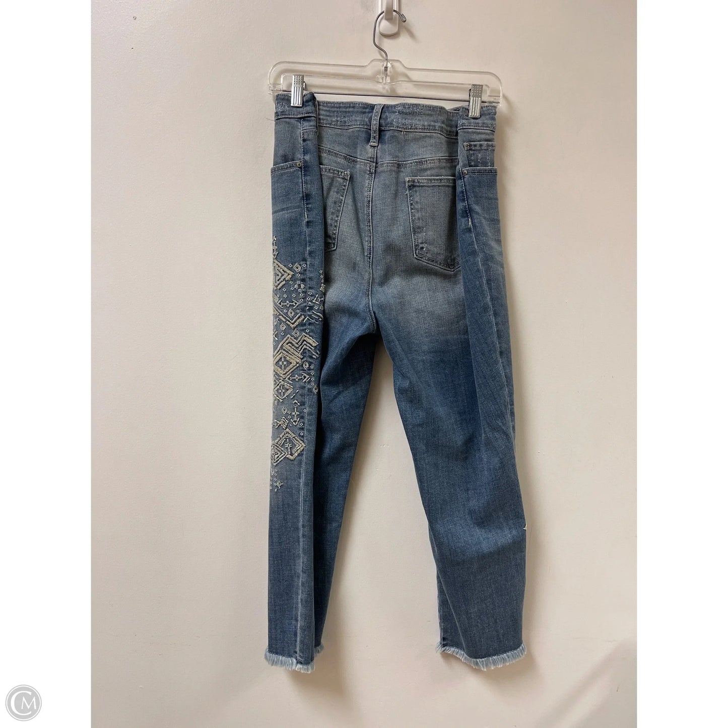 Jeans Boyfriend By Chicos In Blue Denim, Size: 14