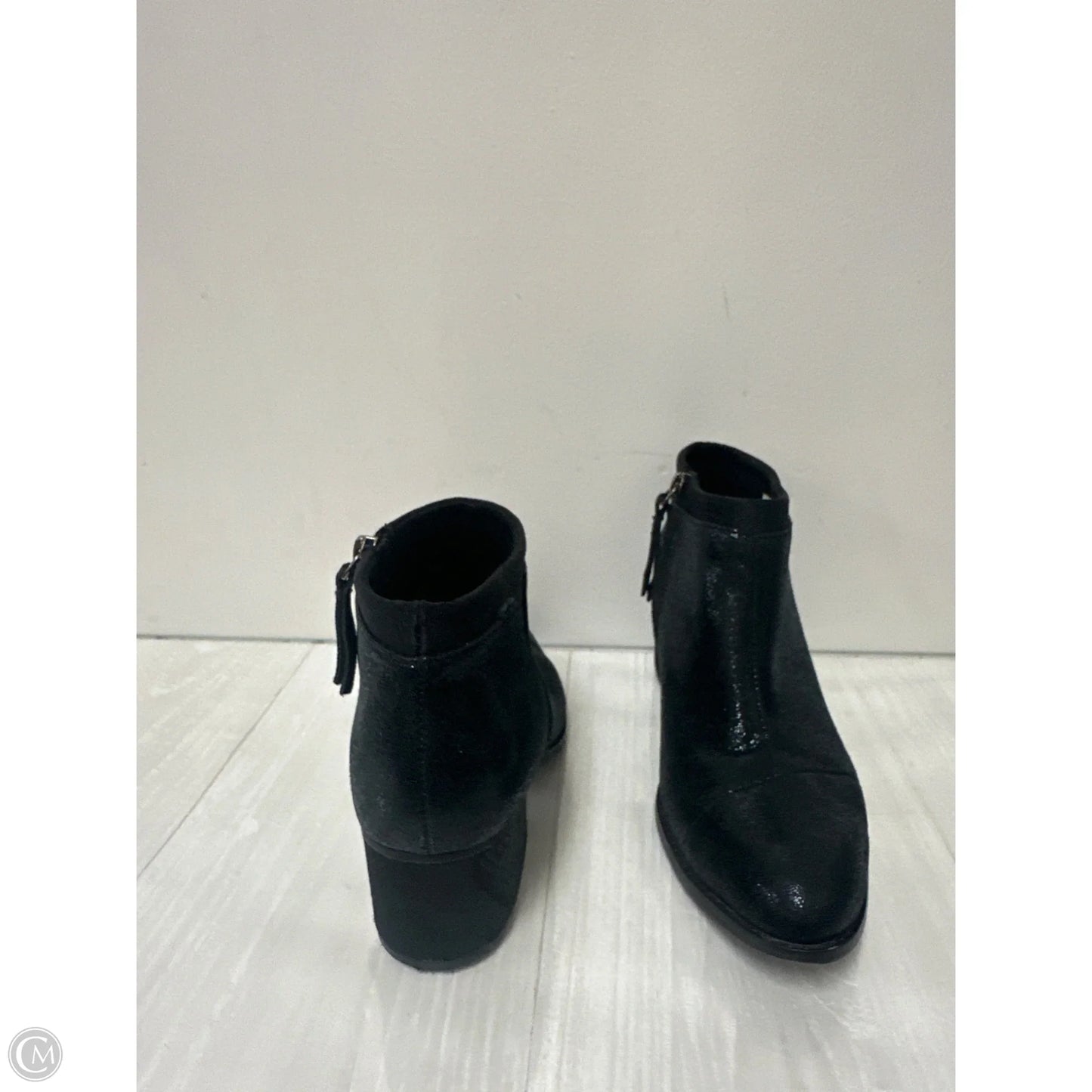 Boots Ankle Heels By Toms In Black, Size: 8.5