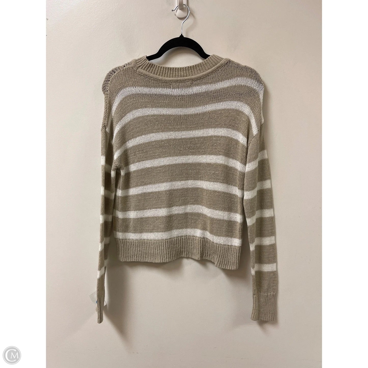 Sweater By Banana Republic In Brown & White, Size: Xs