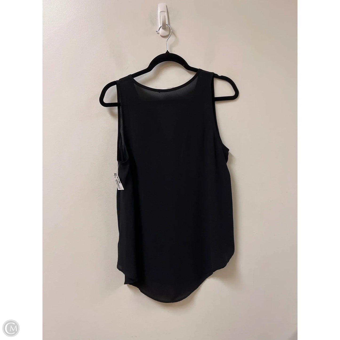 Top Sleeveless By Lush In Black, Size: L