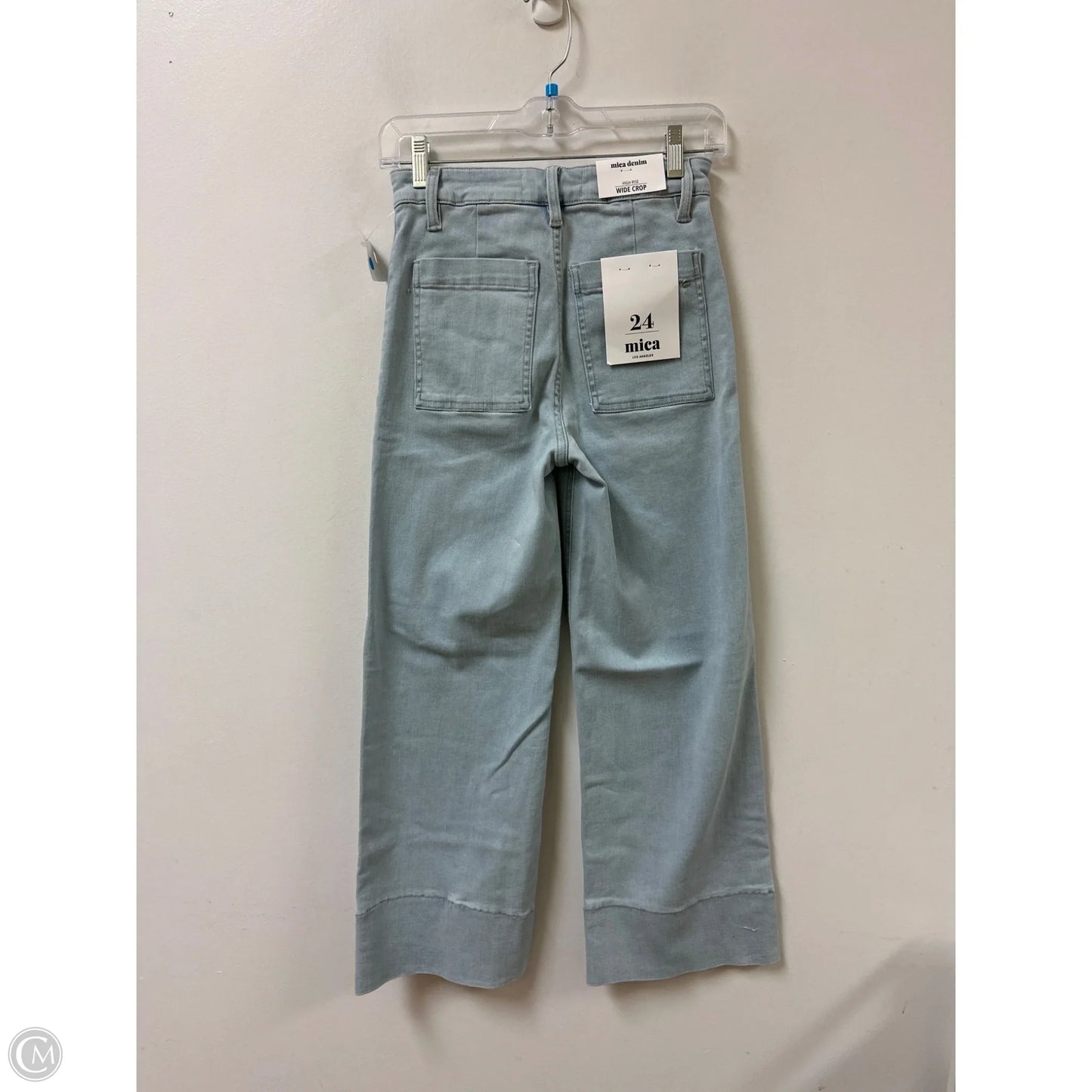 Jeans Wide Leg By Clothes Mentor In Blue Denim, Size: 0