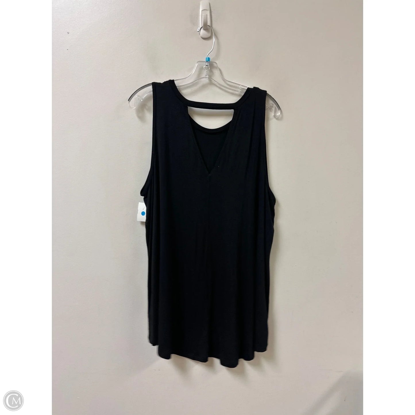 Athletic Tank Top By Livi Active In Black, Size: 1x