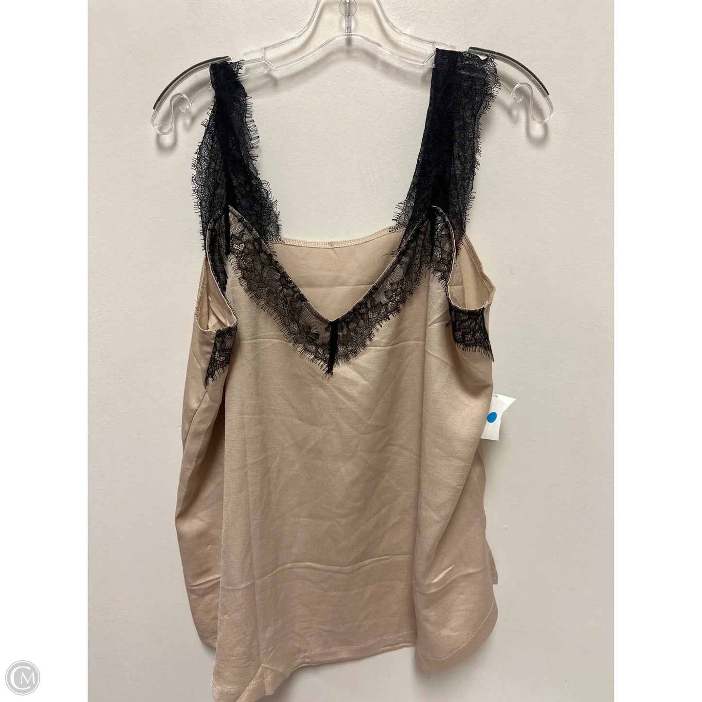 Top Sleeveless By Clothes Mentor In Black & Cream, Size: Xl