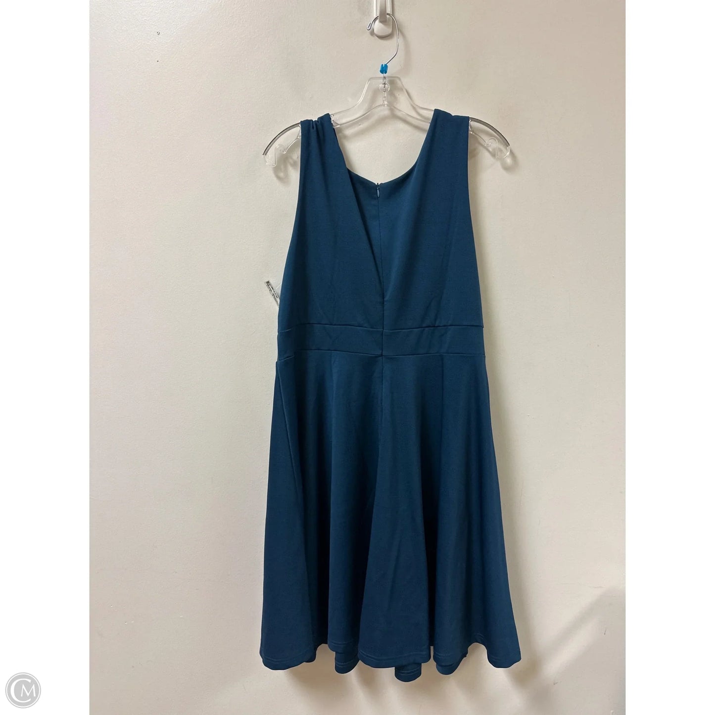 Dress Casual Midi By Grace Karin In Blue, Size: 2x