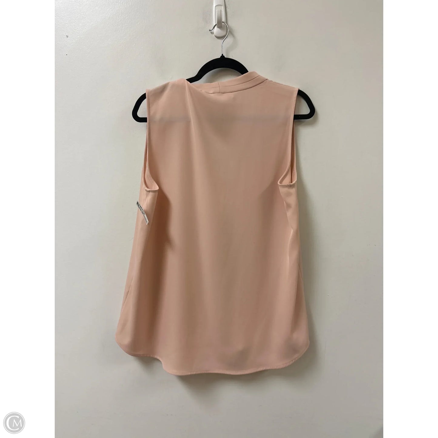 Top Sleeveless By Calvin Klein In Peach, Size: Xl