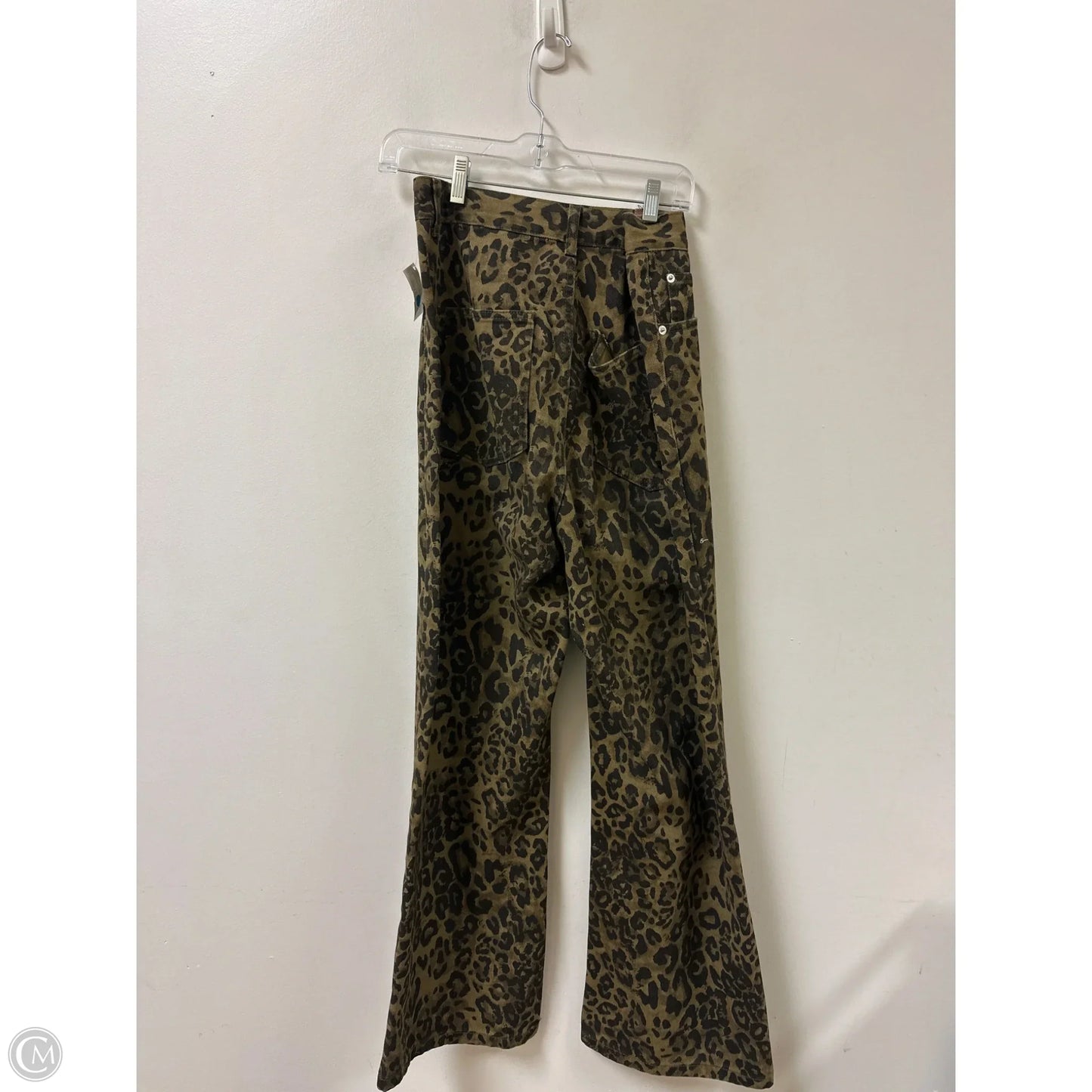 Jeans Wide Leg By Clothes Mentor In Animal Print, Size: 12