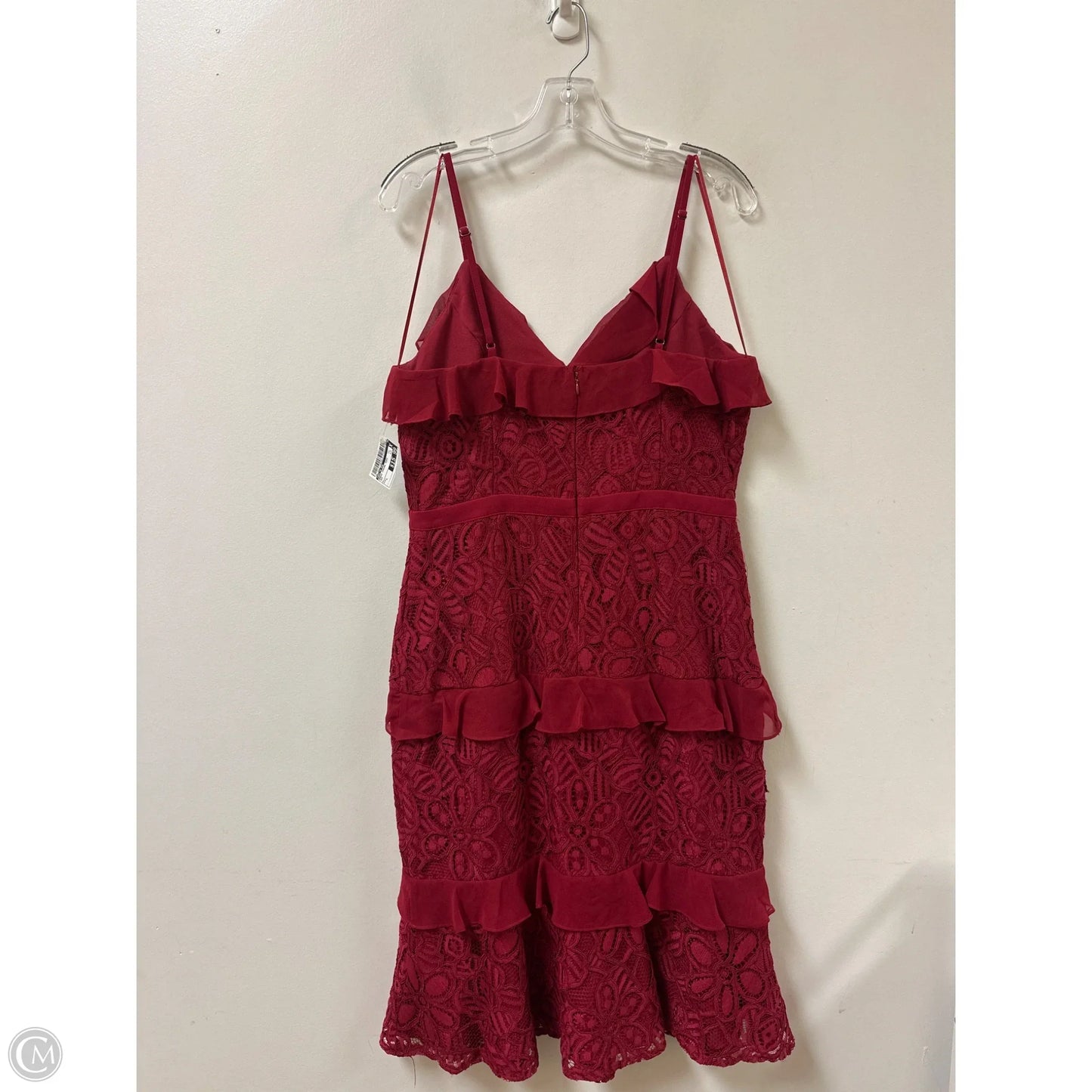 Dress Casual Midi By Adelyn Rae In Red, Size: L