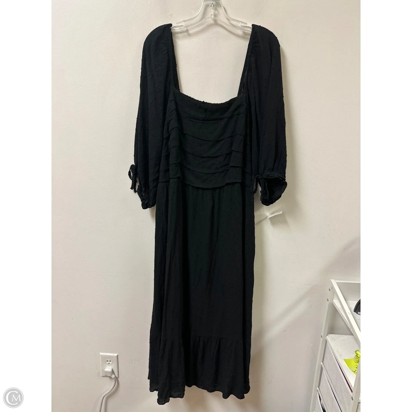 Dress Casual Maxi By City Chic In Black, Size: 1x