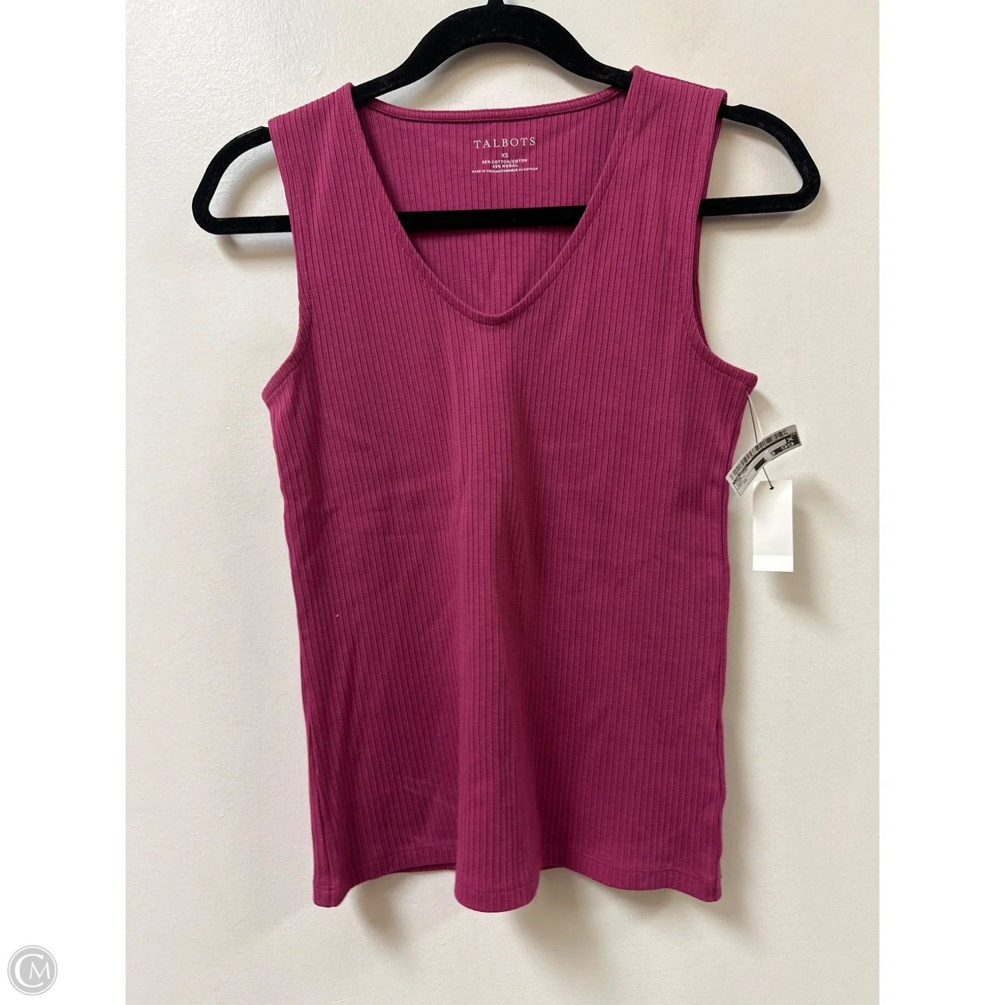 Tank Top By Talbots In Purple, Size: Xs