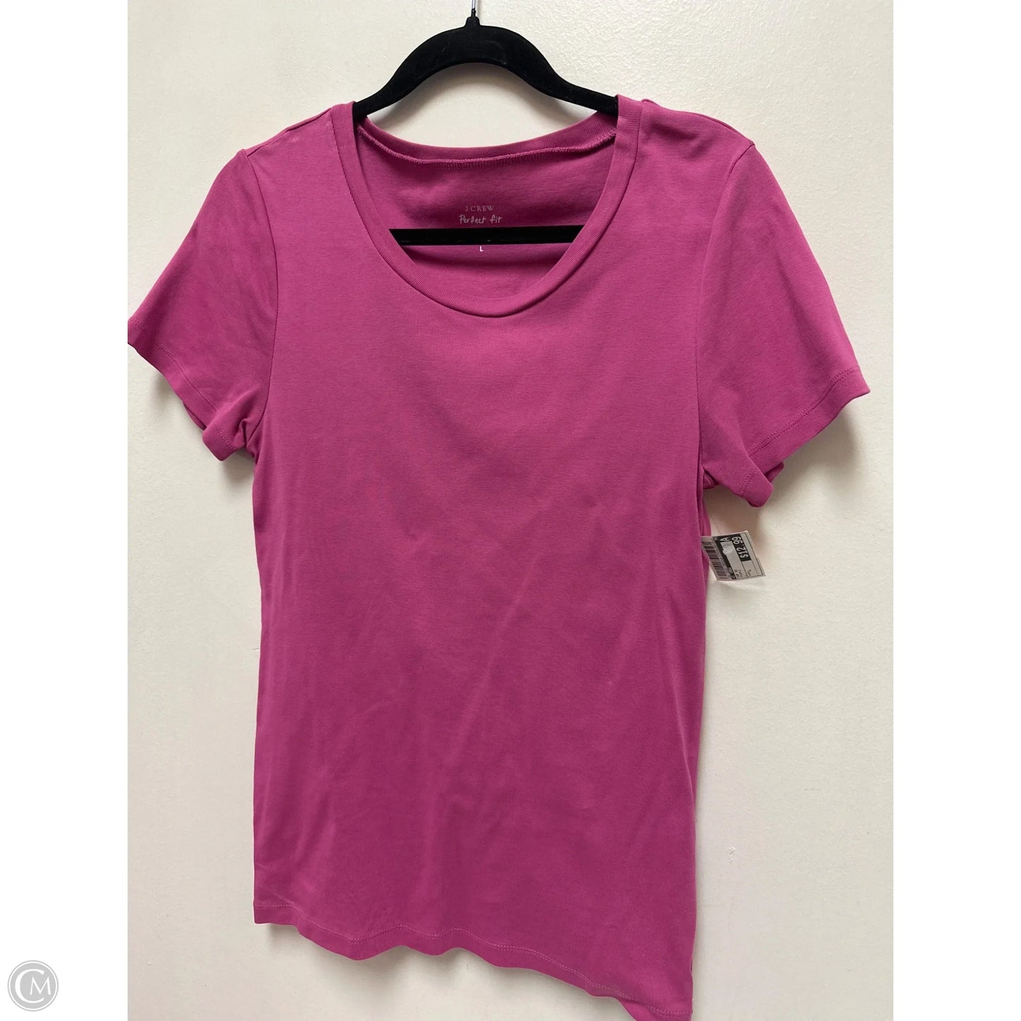 Top Short Sleeve By J. Crew In Purple, Size: L