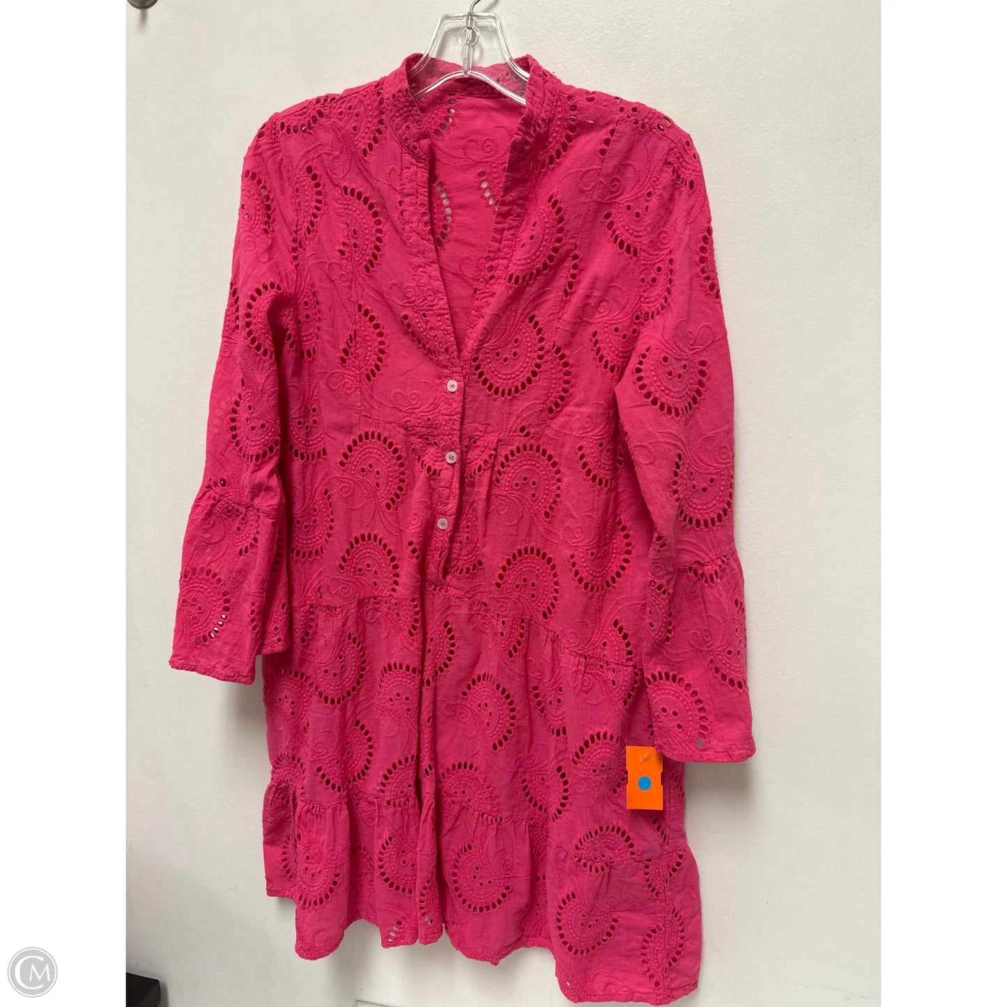 Swimwear Cover-up By Clothes Mentor In Pink, Size: M