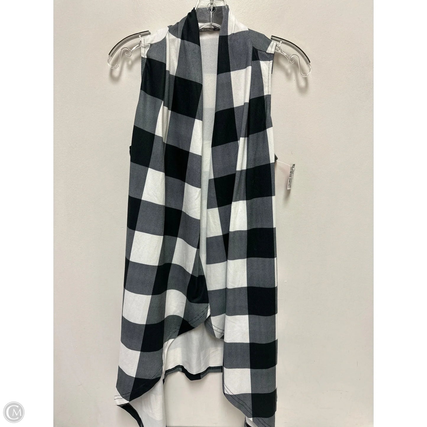 Vest Other By Clothes Mentor In Black & White, Size: S