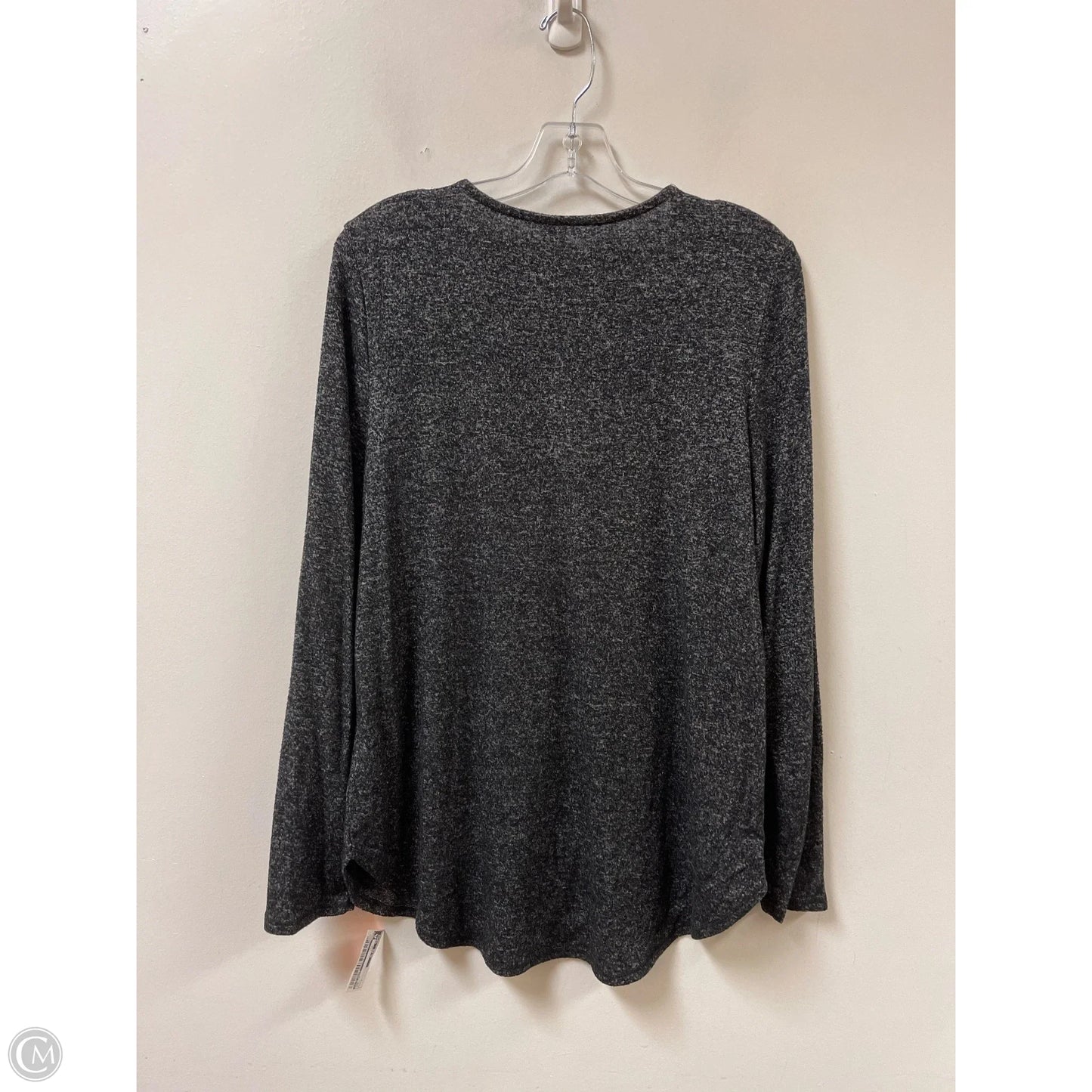 Top Long Sleeve By Old Navy In Grey, Size: L