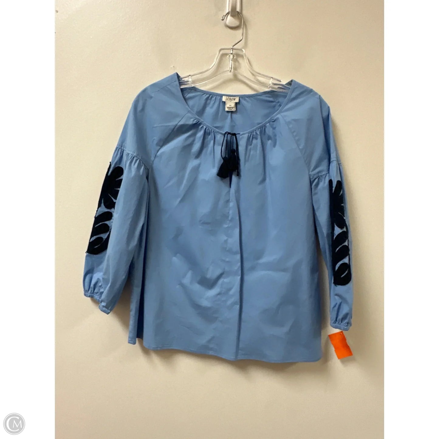 Top Long Sleeve By J. Crew In Blue, Size: Xs