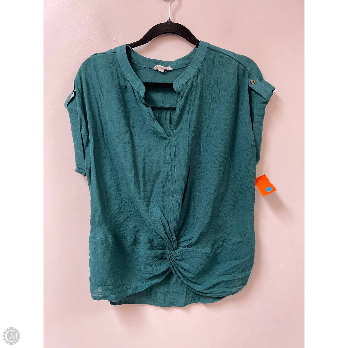 Top Short Sleeve By Clothes Mentor In Green, Size: L
