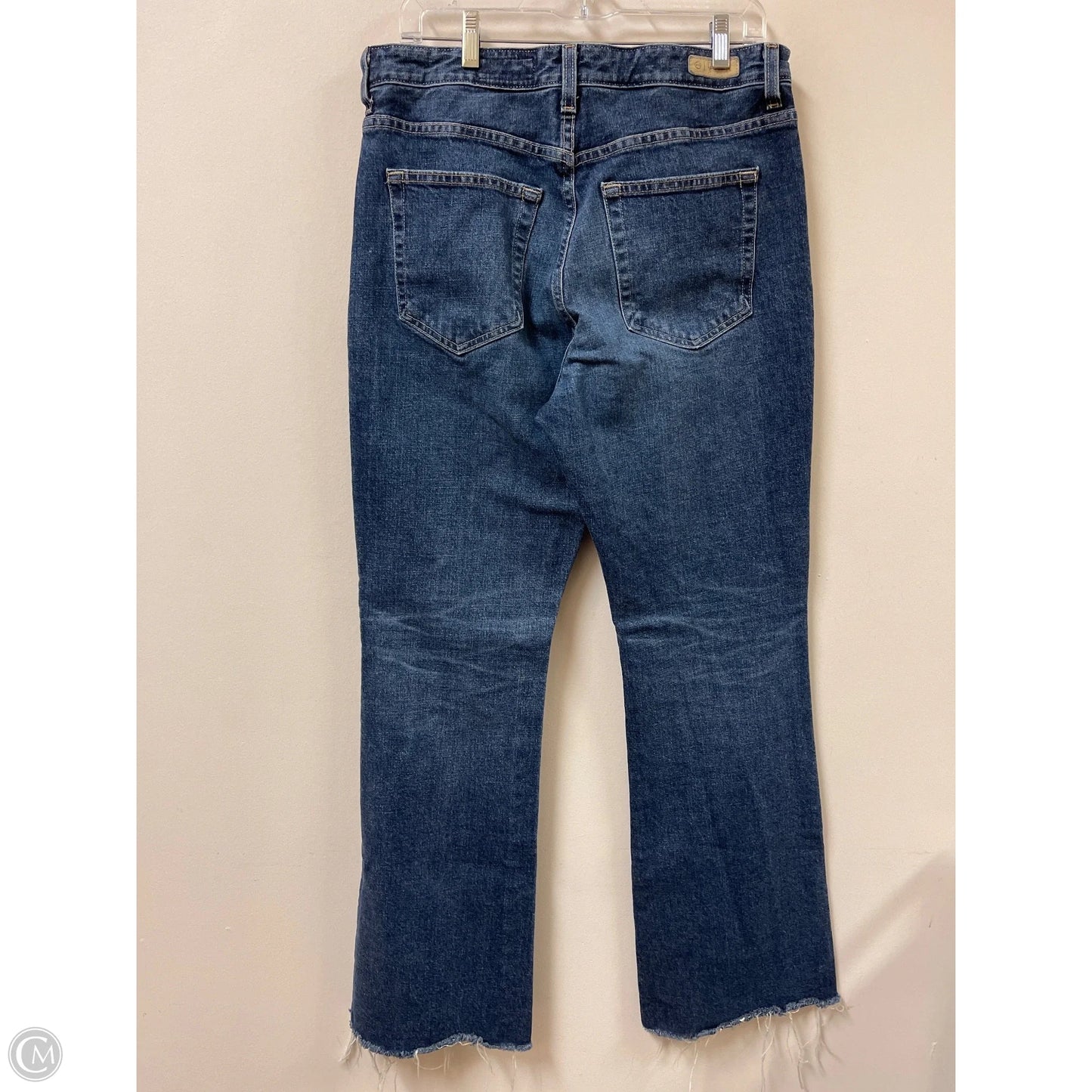 Jeans Boot Cut By Adriano Goldschmied In Blue Denim, Size: 14