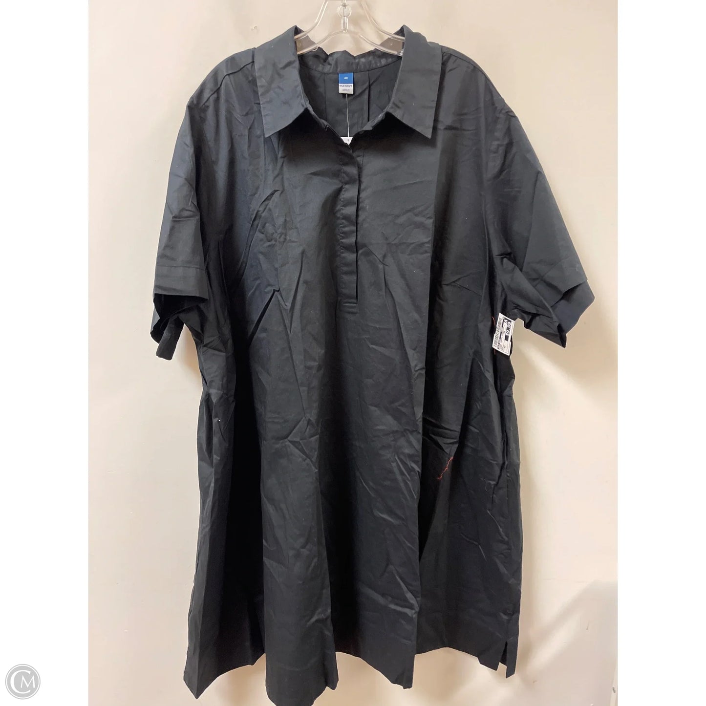 Dress Casual Midi By Old Navy In Black, Size: 4x