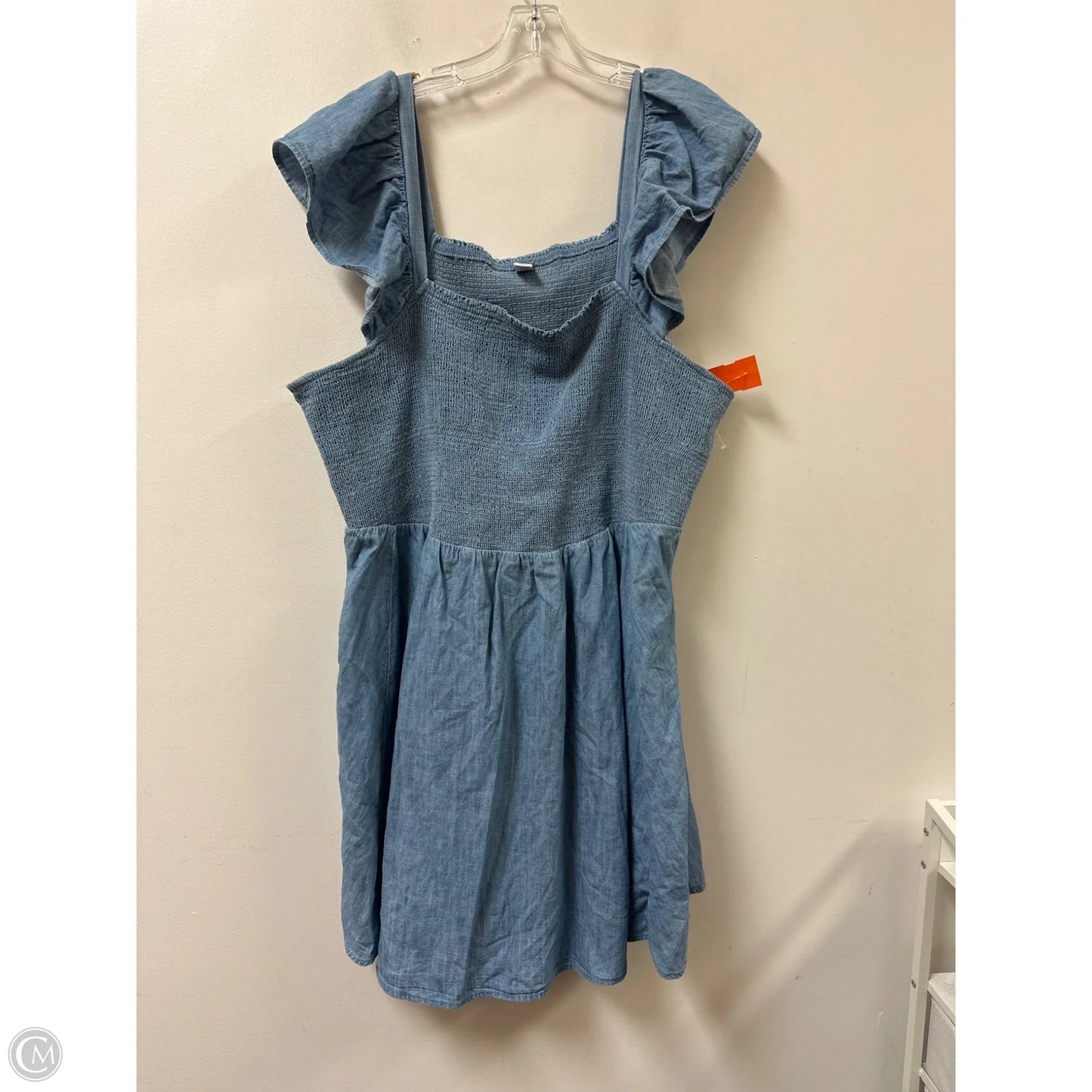 Dress Casual Short By Old Navy In Blue Denim, Size: 3x