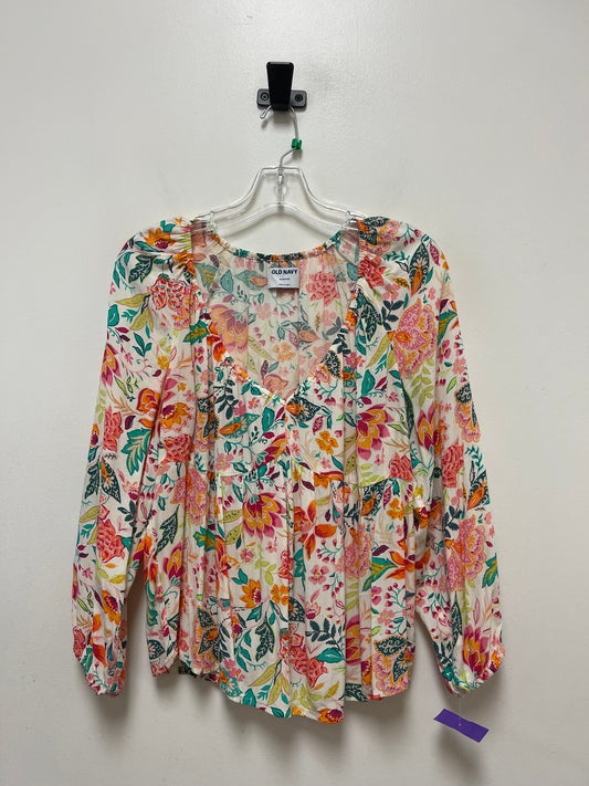 Top Long Sleeve By Old Navy  Size: Petite  M