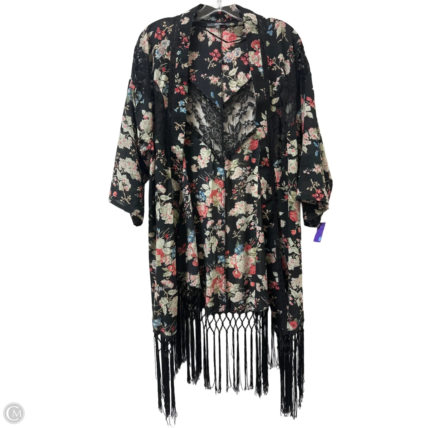 Kimono By Miss Me In Floral Print, Size: M