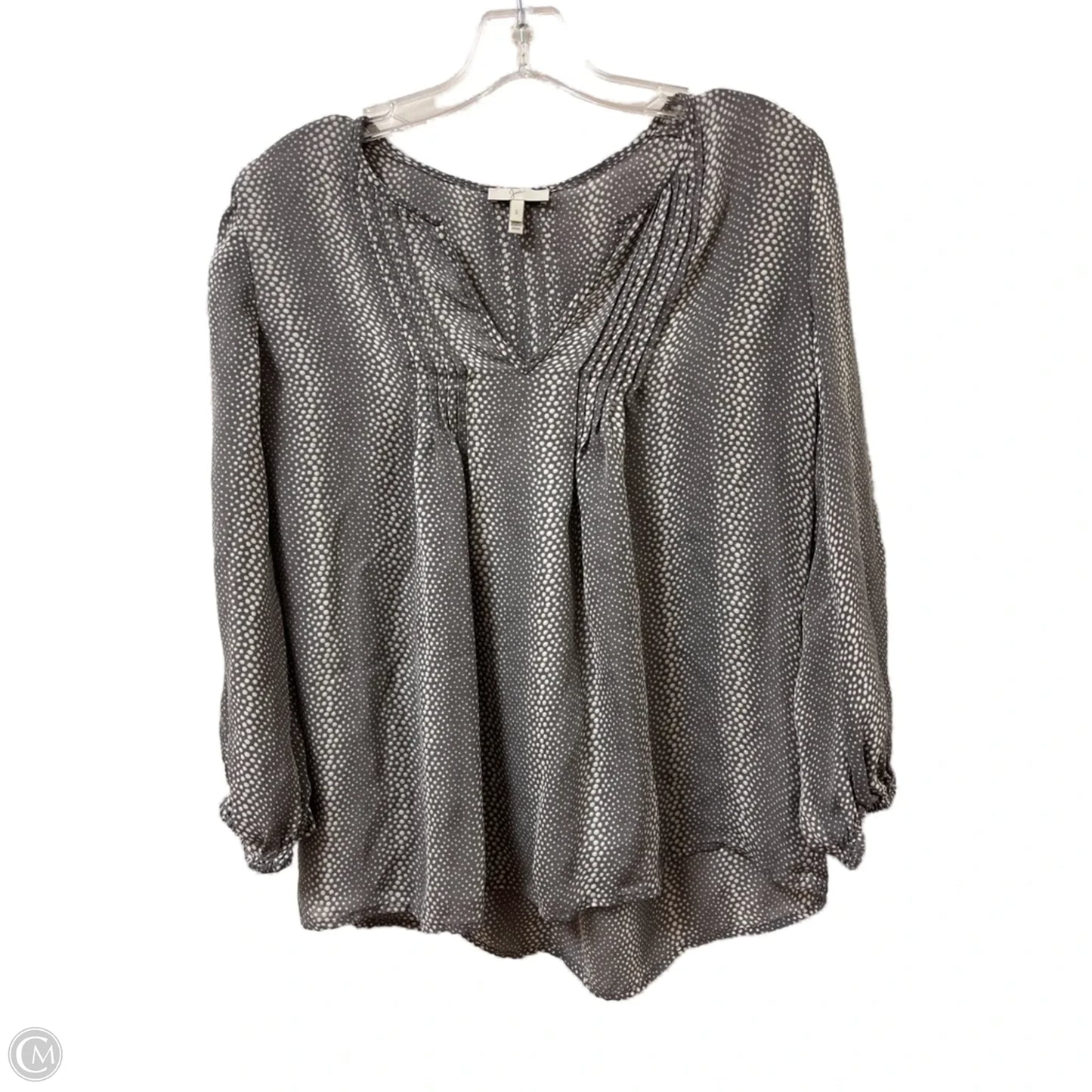 Top Long Sleeve By Joie In Grey, Size: S