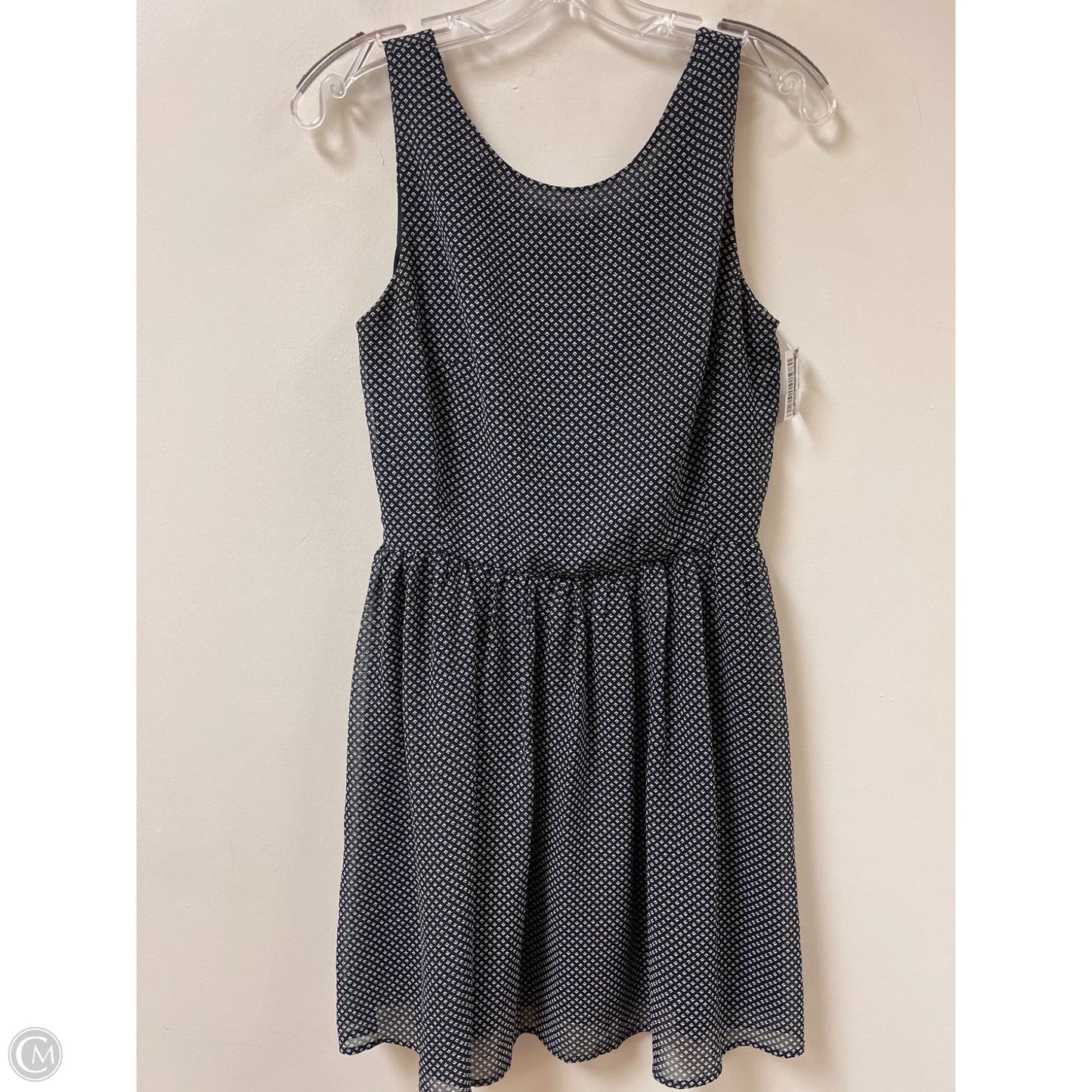 Dress Casual Midi By Ann Taylor In Navy, Size: M