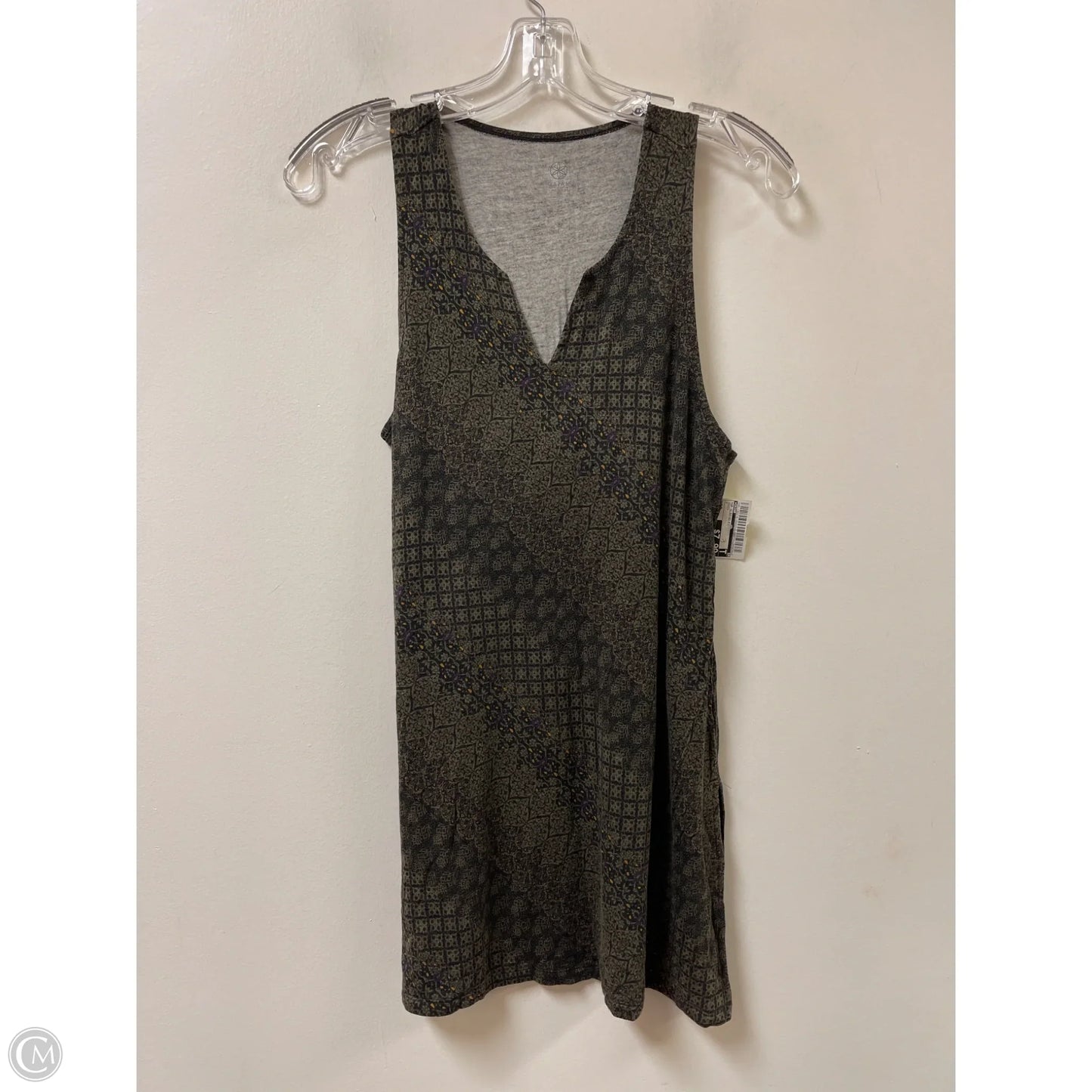 Top Sleeveless By Gaiam In Green, Size: M