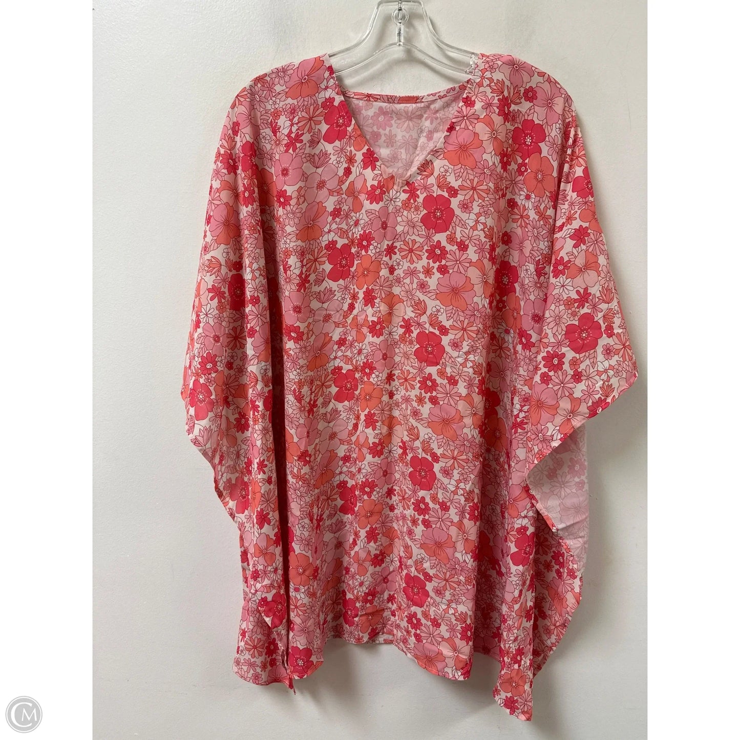 Swimwear Cover-up By Clothes Mentor In Pink, Size: M