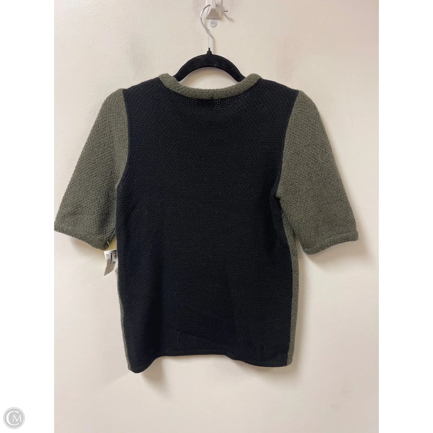 Top Short Sleeve By Anthropologie In Green, Size: S