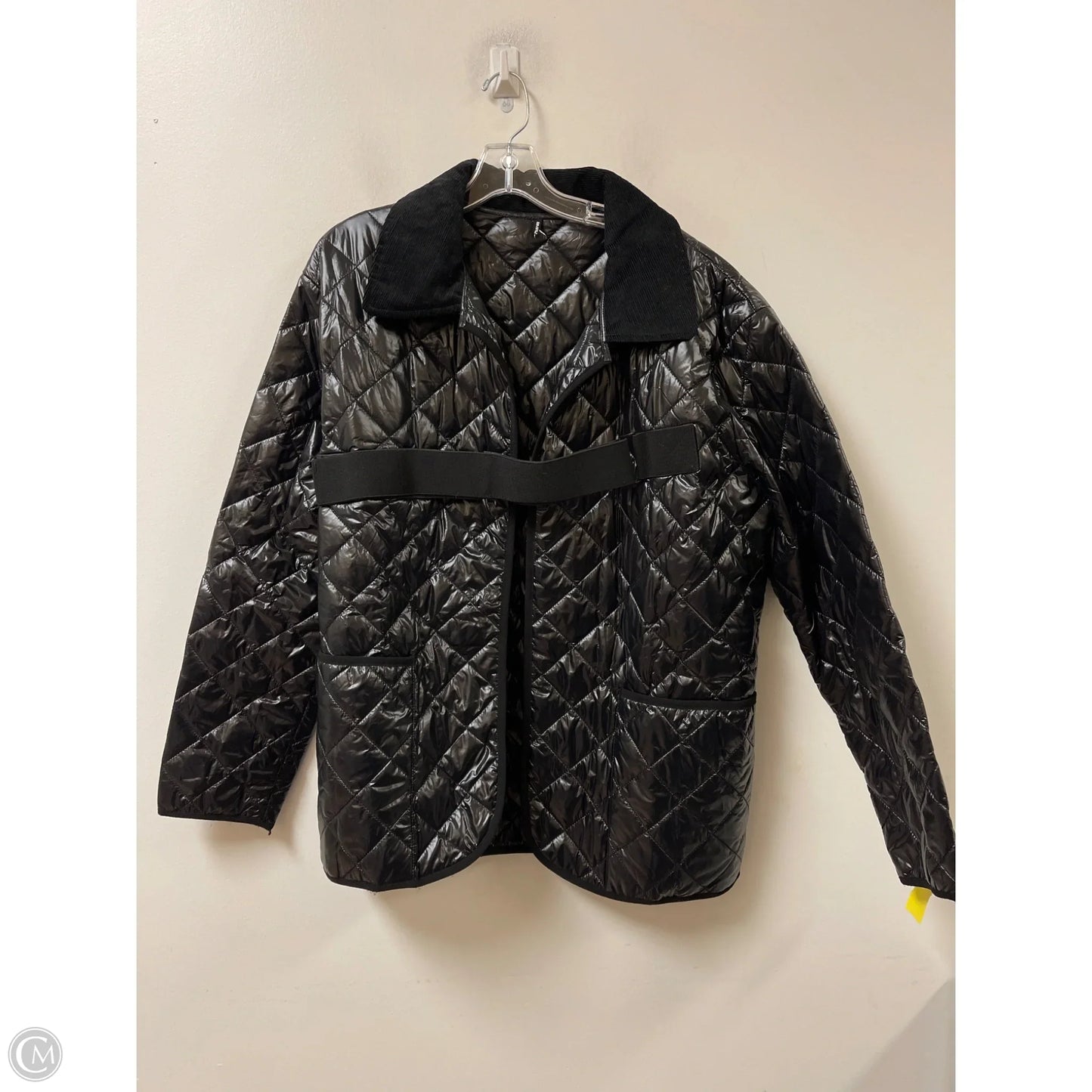 Jacket Puffer & Quilted By Clothes Mentor In Black, Size: M
