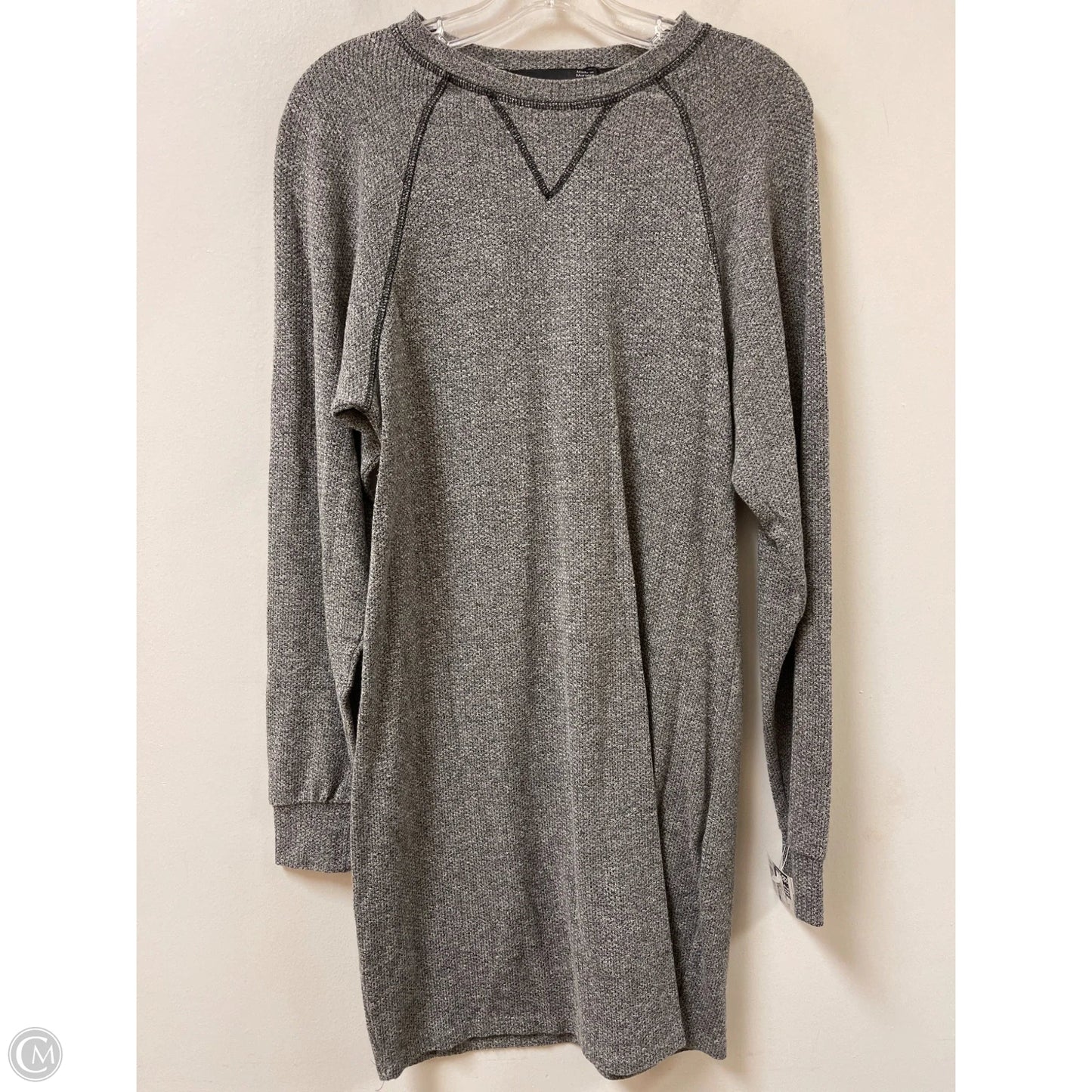 Dress Casual Midi By Clothes Mentor In Grey, Size: M