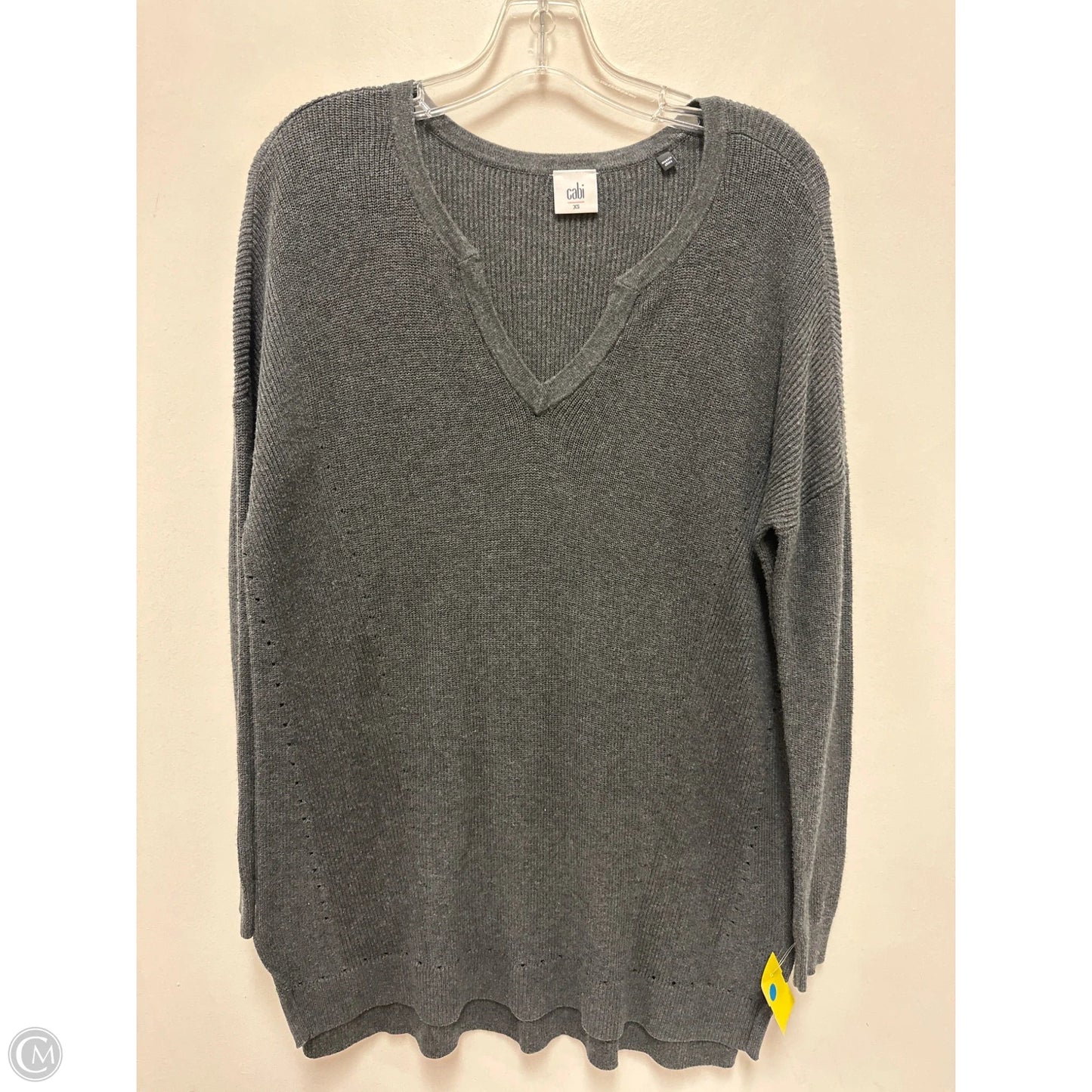 Sweater By Cabi In Grey, Size: Xs