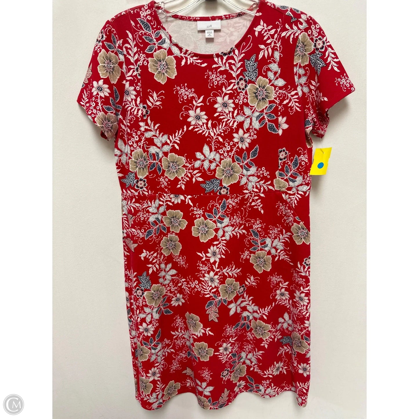 Dress Casual Midi By J. Jill In Red, Size: Xsp