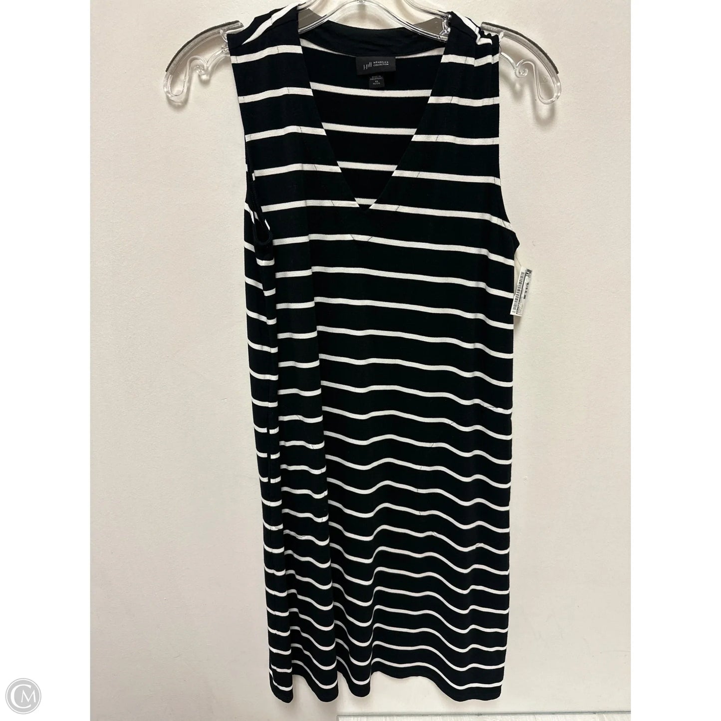Dress Casual Midi By J. Jill In Black & White, Size: Xsp