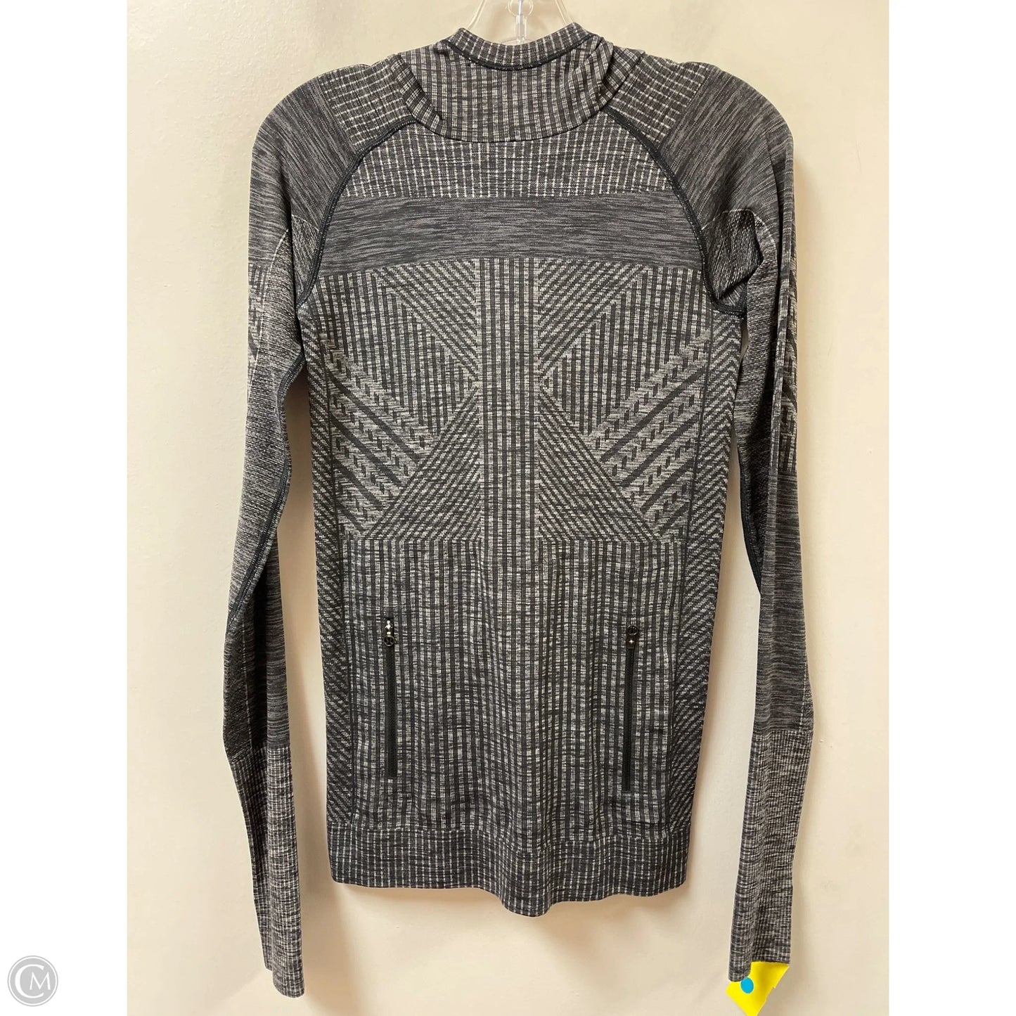 Athletic Sweatshirt Hoodie By Lululemon In Grey, Size: S