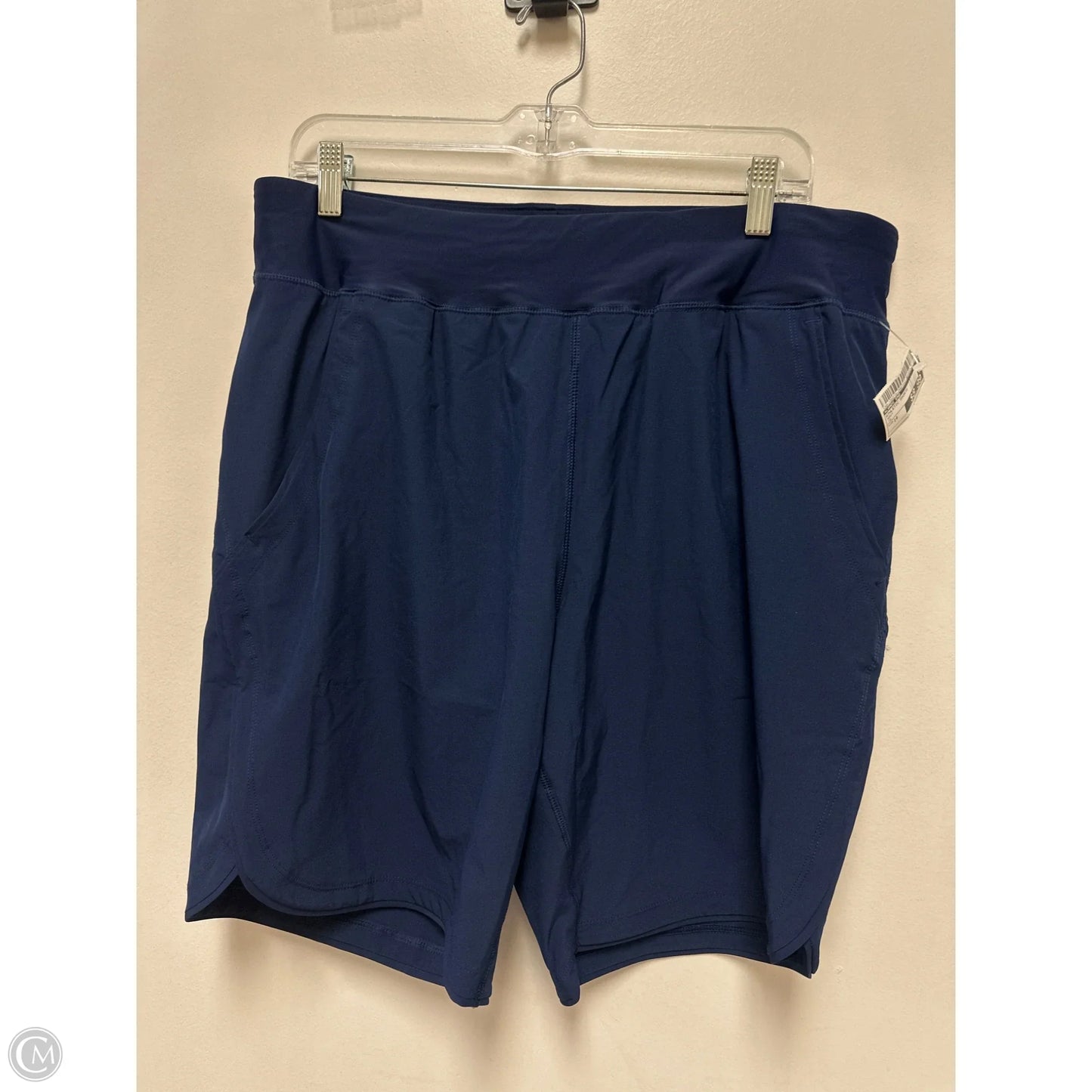 Athletic Shorts By Lands End In Navy, Size: 14