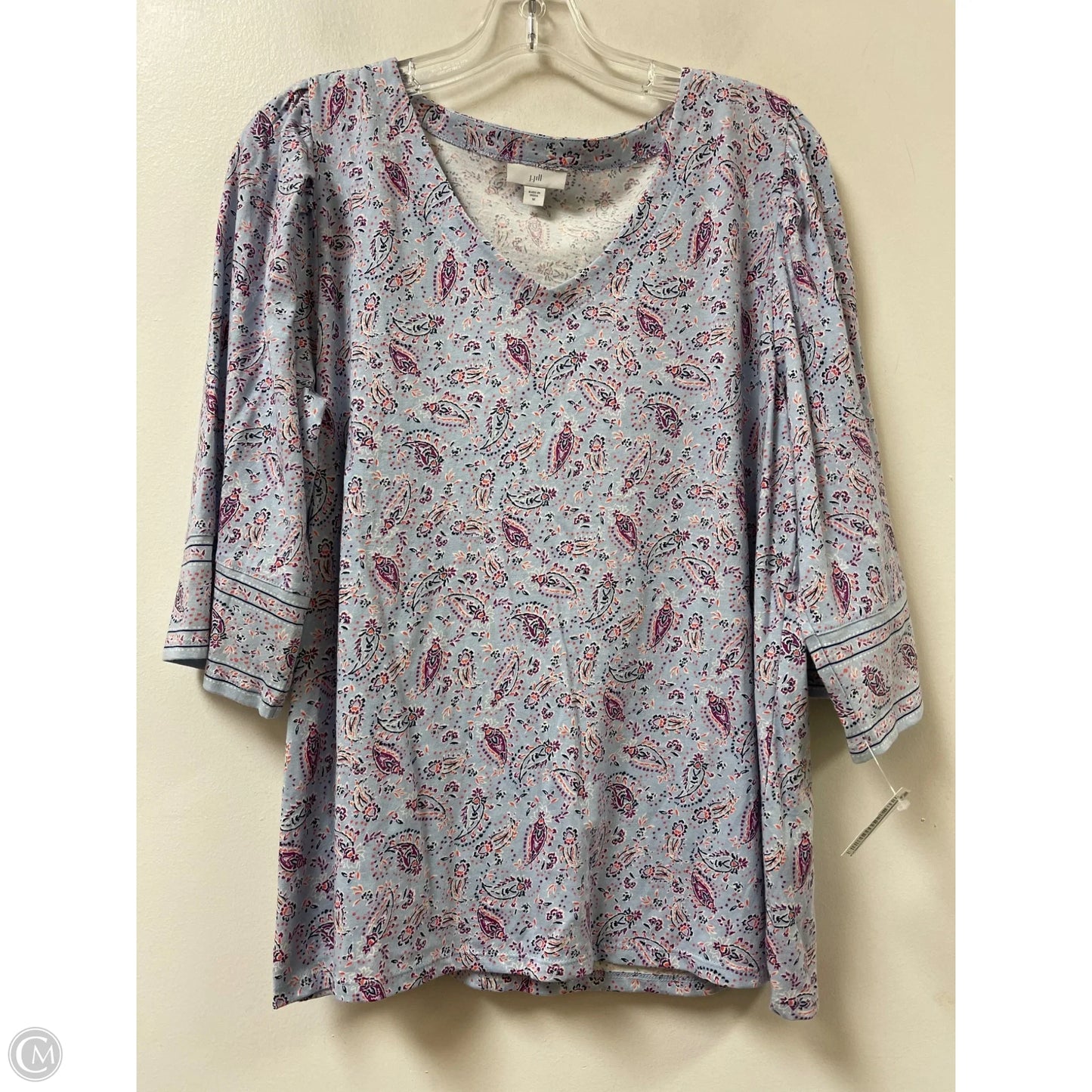 Top Long Sleeve By J. Jill In Blue, Size: M