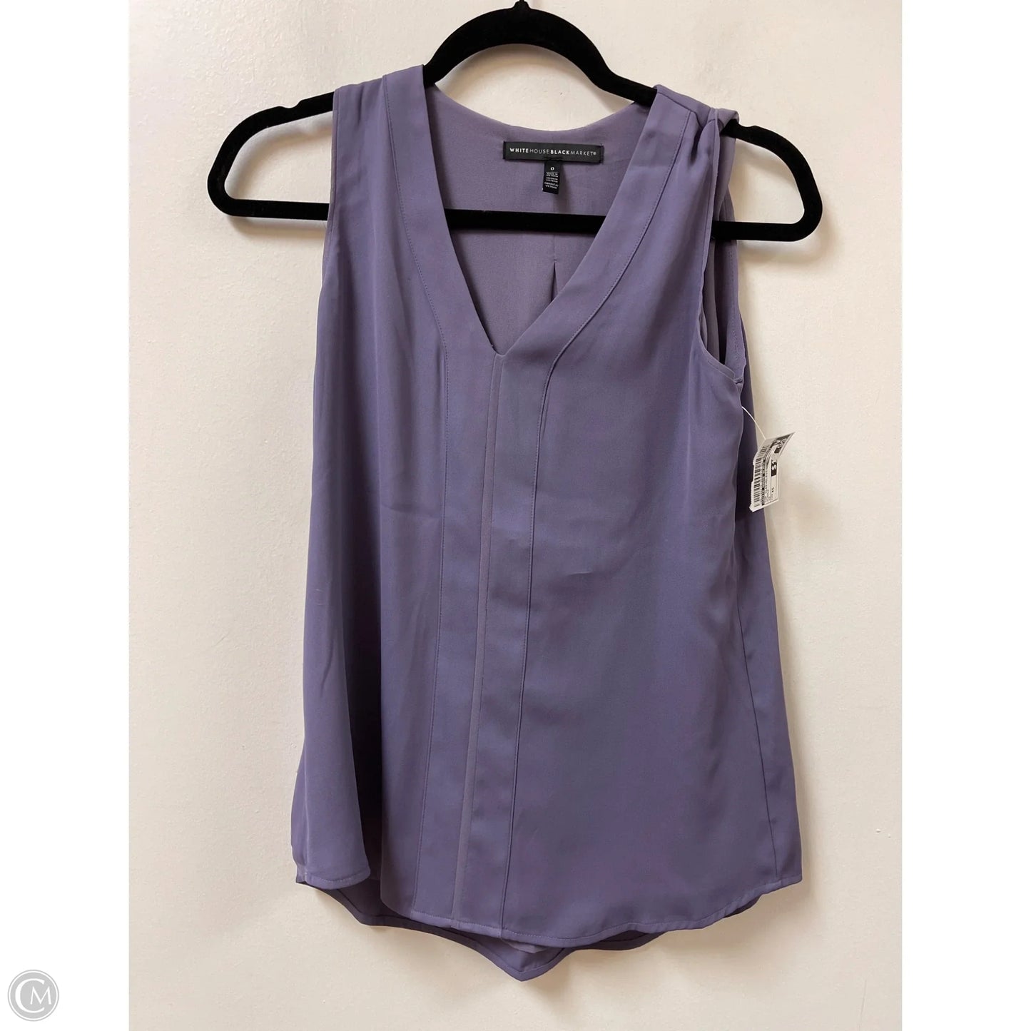 Top Sleeveless By White House Black Market In Purple, Size: Xs