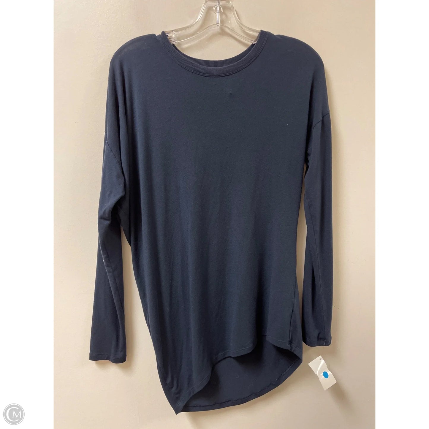 Athletic Top Long Sleeve Crewneck By Athleta In Navy, Size: Xs