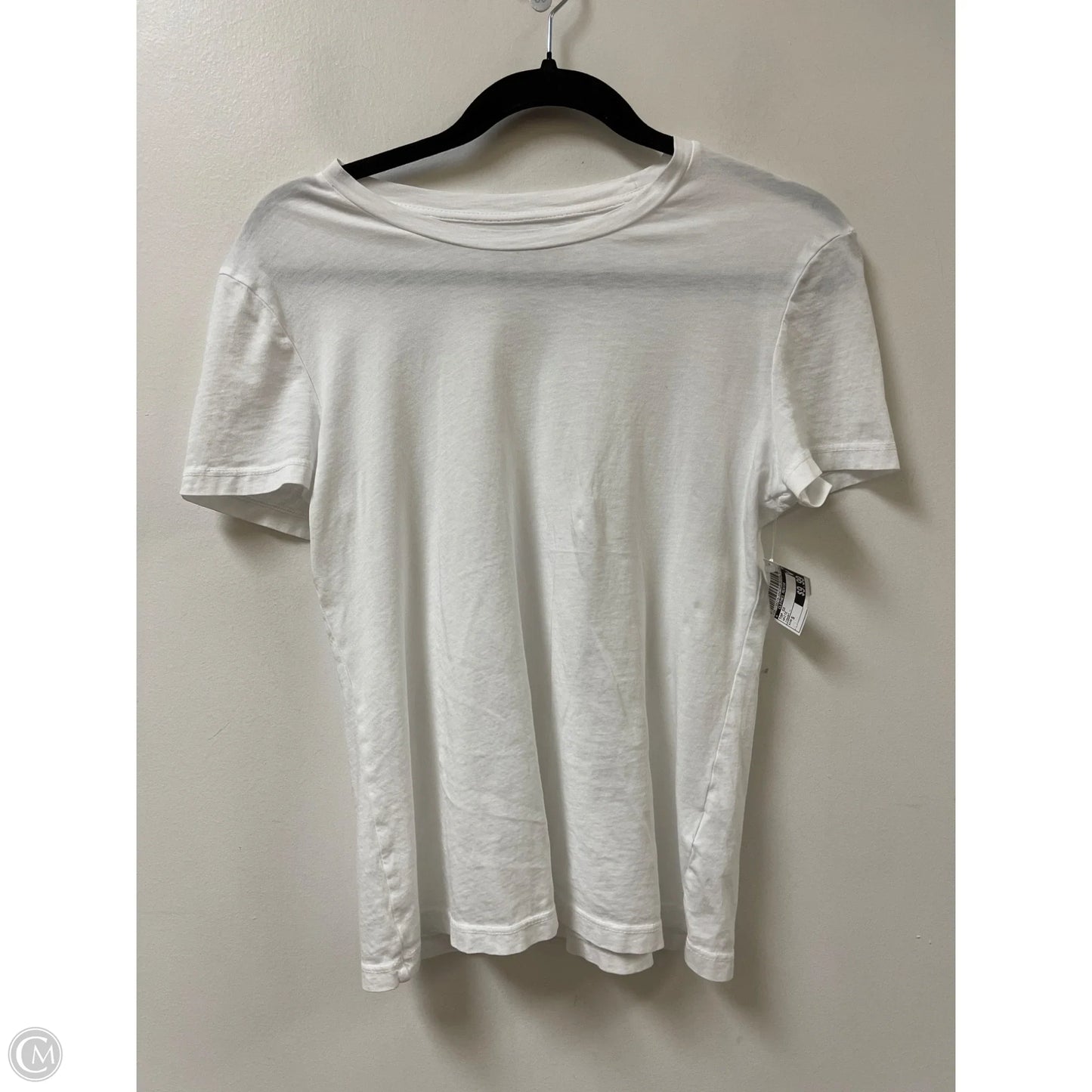 Top Short Sleeve By Clothes Mentor In White, Size: S