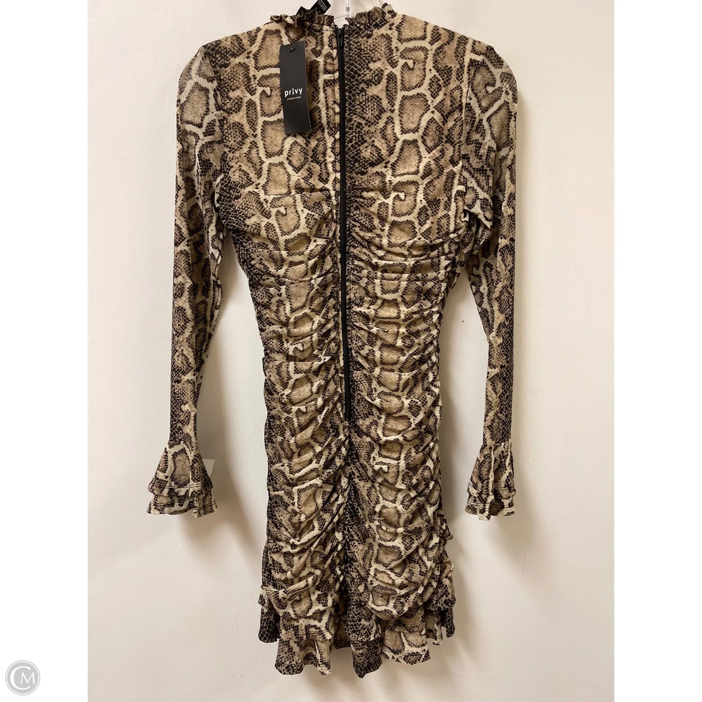 Dress Casual Short By Clothes Mentor In Animal Print, Size: S