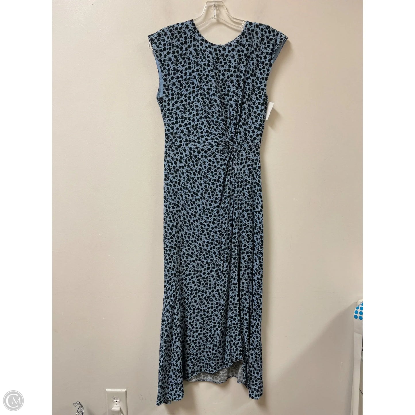 Dress Casual Maxi By H&m In Black & Blue, Size: S