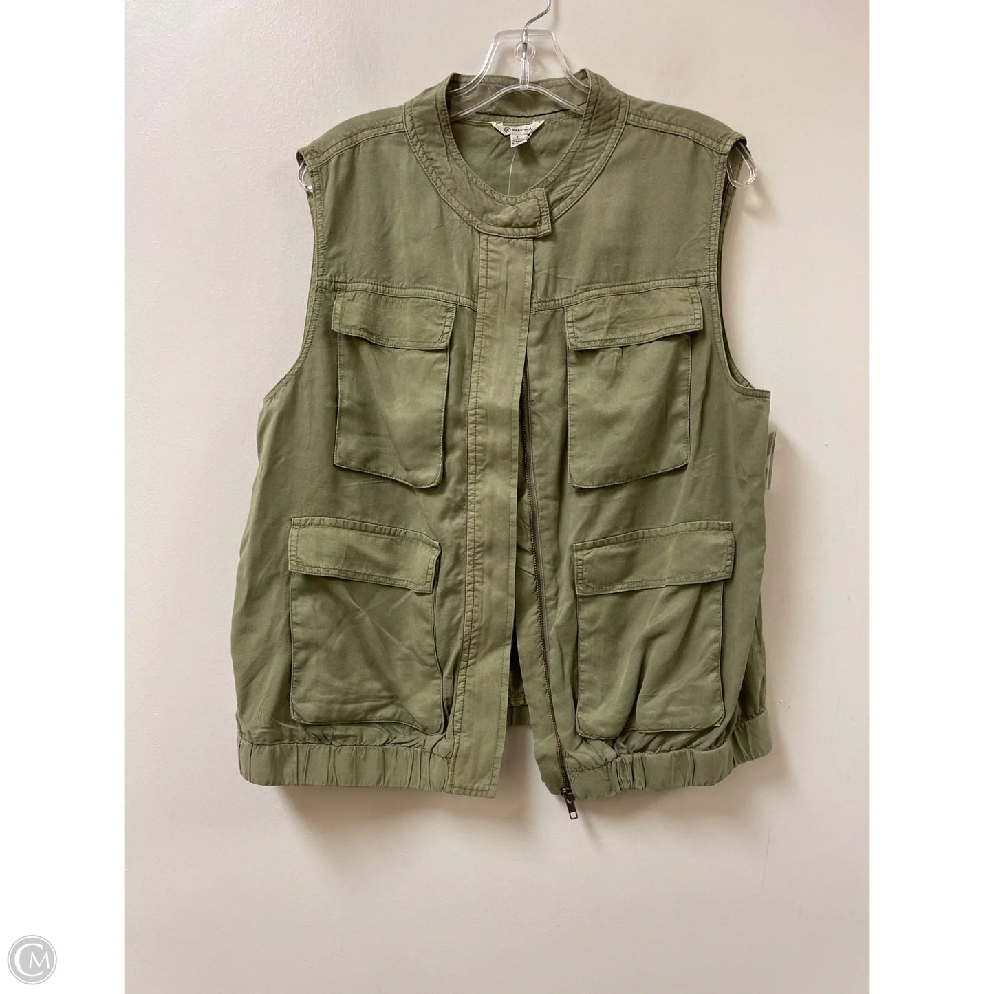 Vest Other By Versona In Green, Size: L