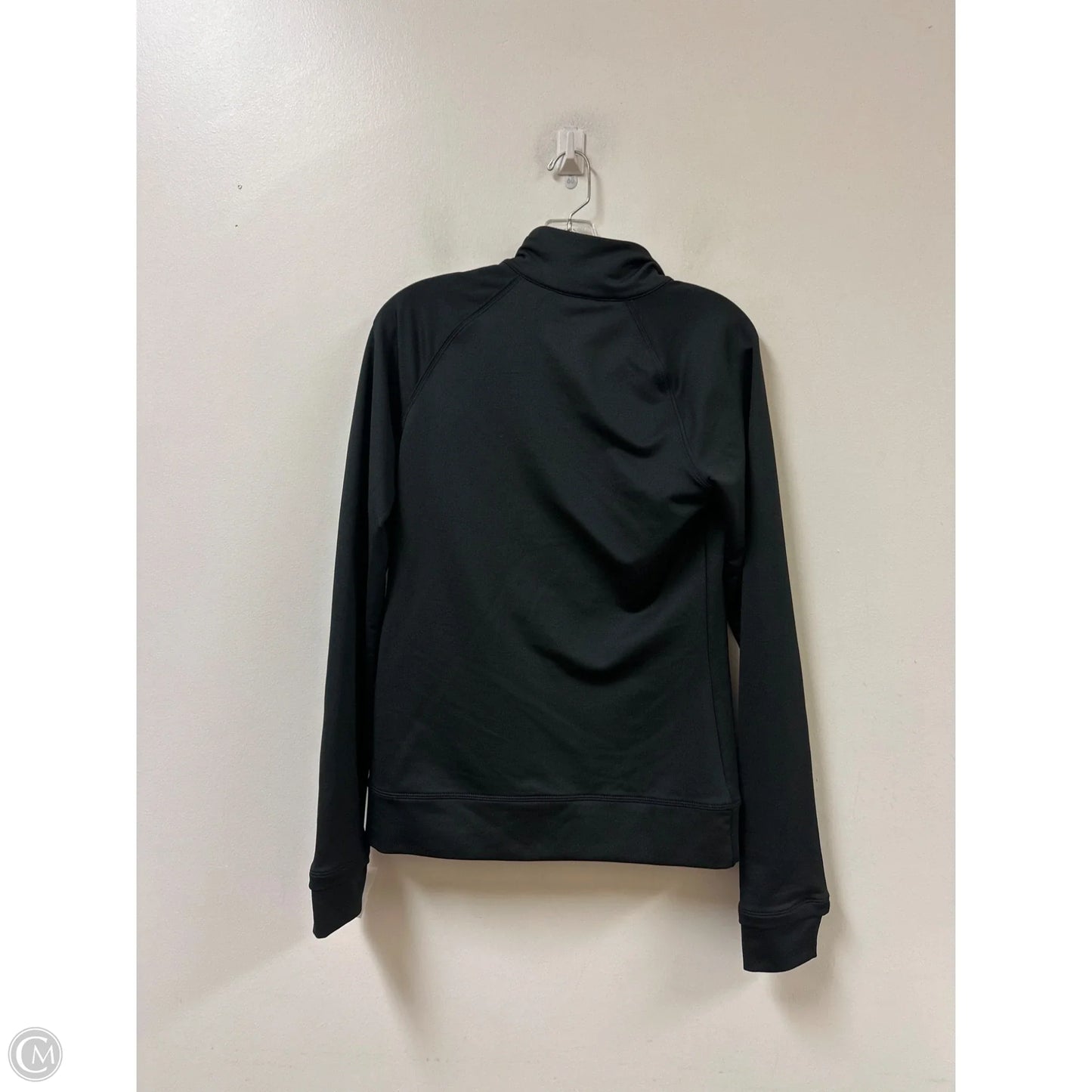 Athletic Jacket By Nike In Black, Size: S