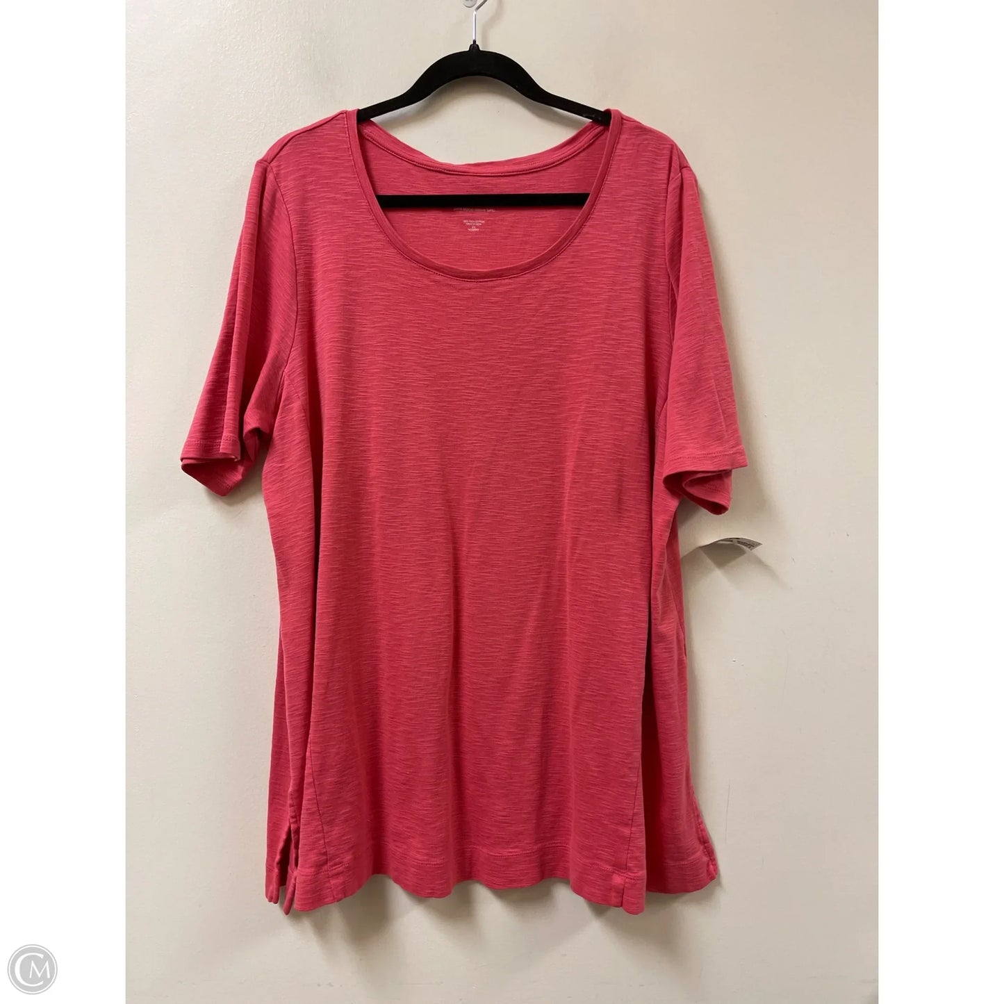 Top Short Sleeve By J. Jill In Pink, Size: 2x