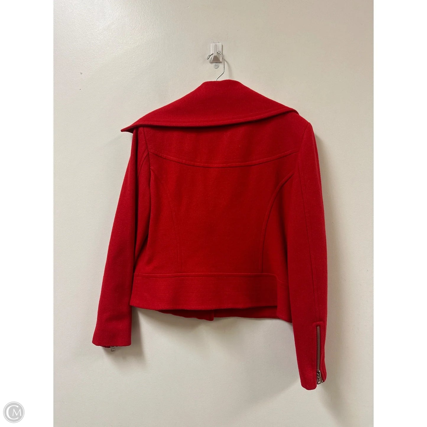Jacket Moto By Guess In Red, Size: Xl