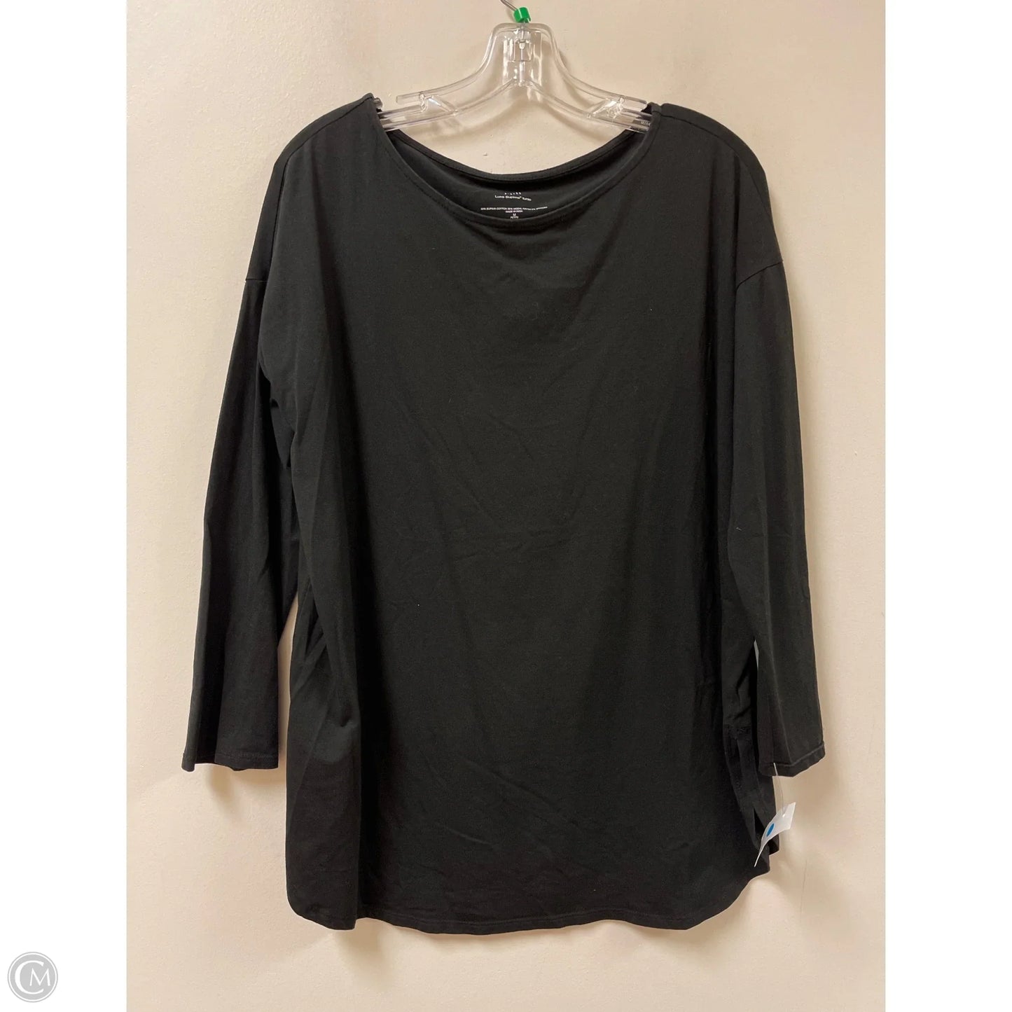 Top Long Sleeve By J. Jill In Black, Size: Mp